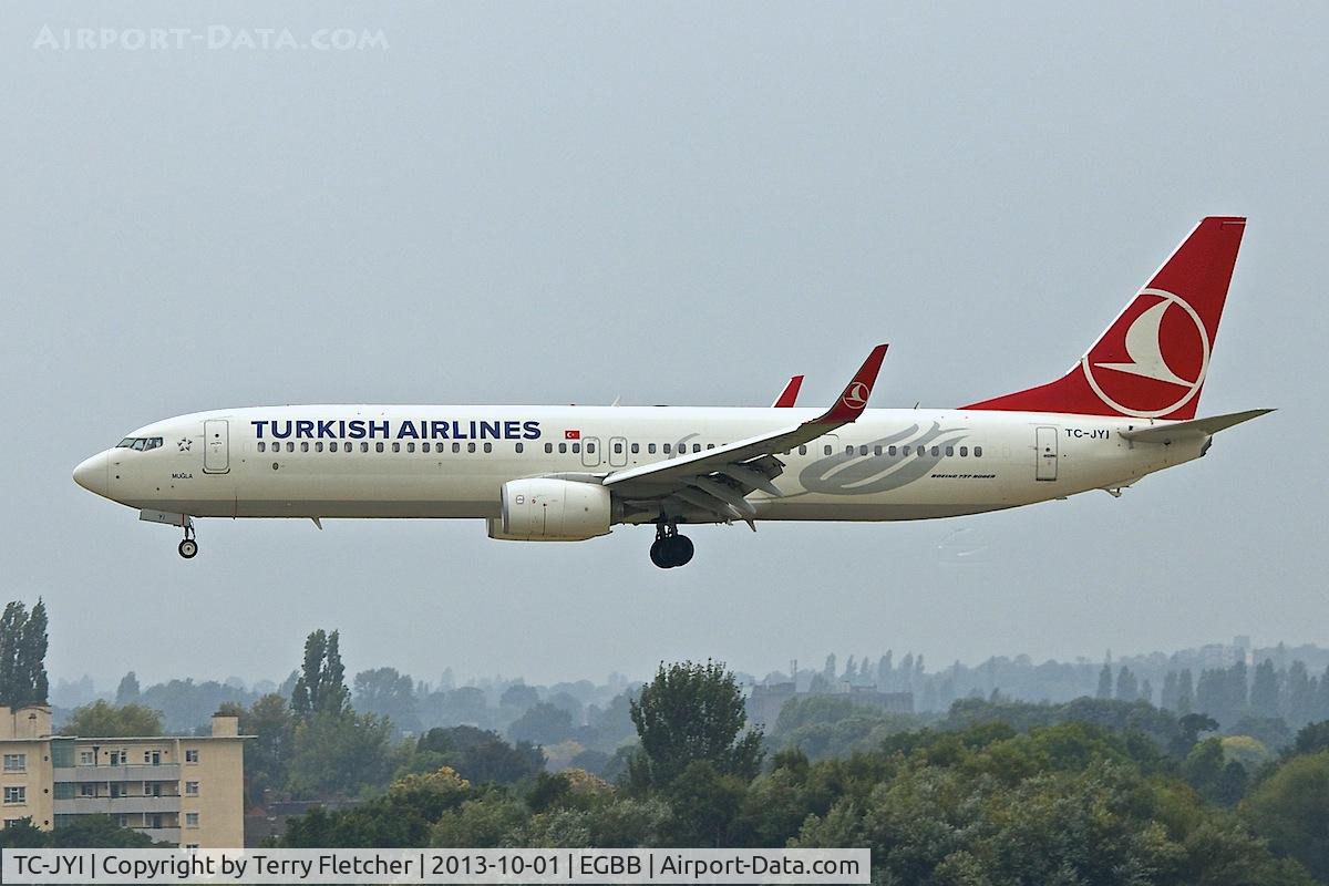 TC-JYI, 2012 Boeing 737-9F2/ER C/N 40985, 2012 Boeing 737-9F2(ER), c/n: 40985 of Turkish Airlines