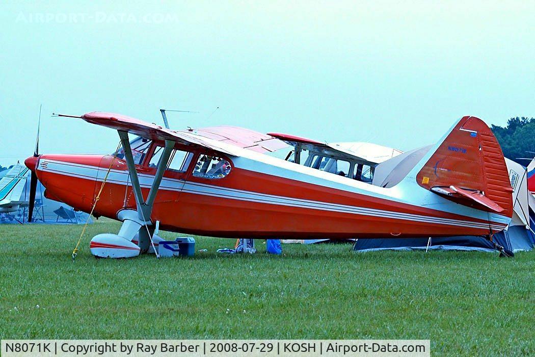 N8071K, 1947 Stinson 108-2 Voyager C/N 108-3071, Stinson 108-2 Voyager [108-3071] Oshkosh-Wittman Regional~N 29/07/2008