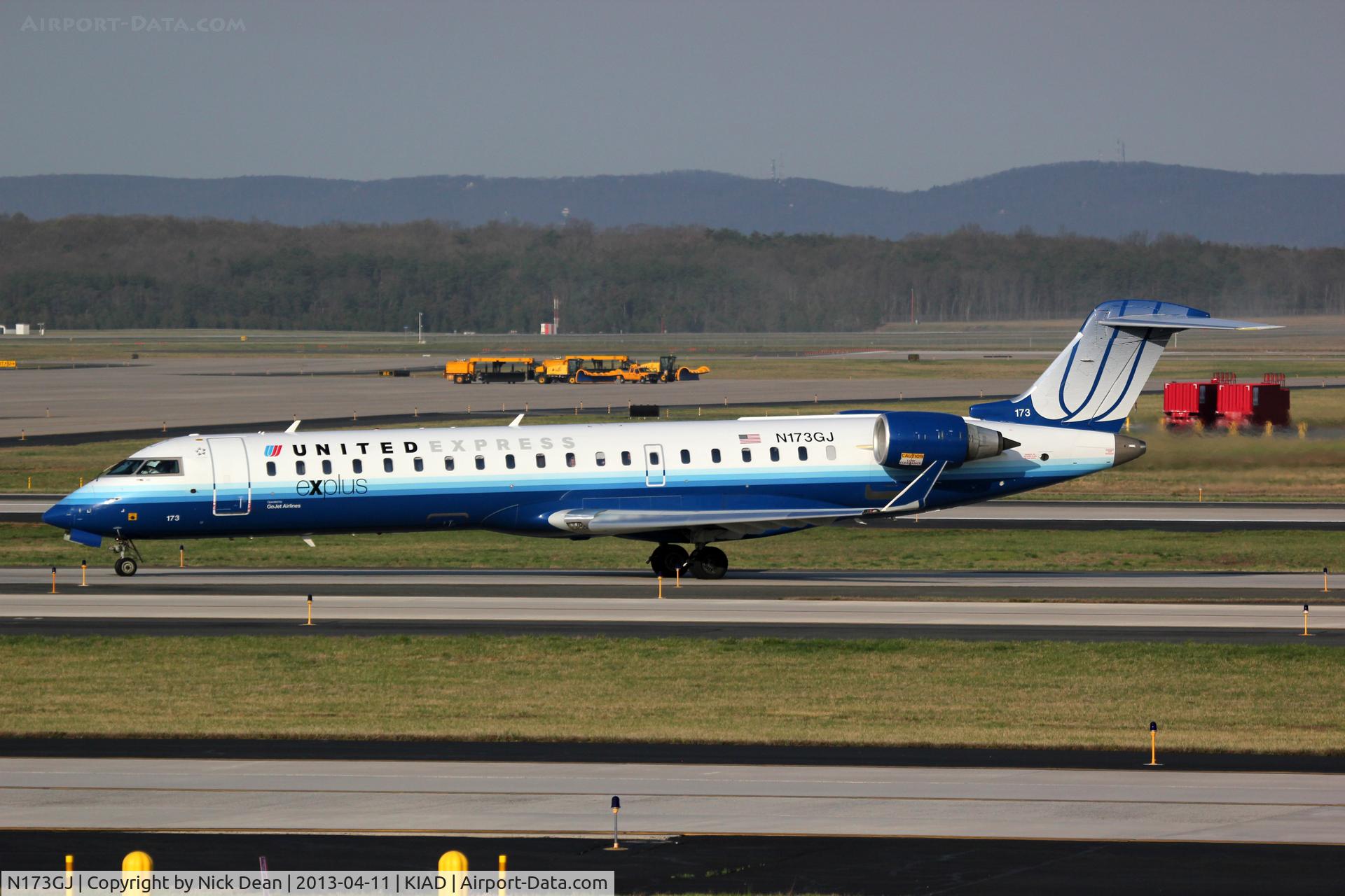 N173GJ, Bombardier CRJ-702 (CL-600-2C10) Regional Jet C/N 10287, KIAD/IAD