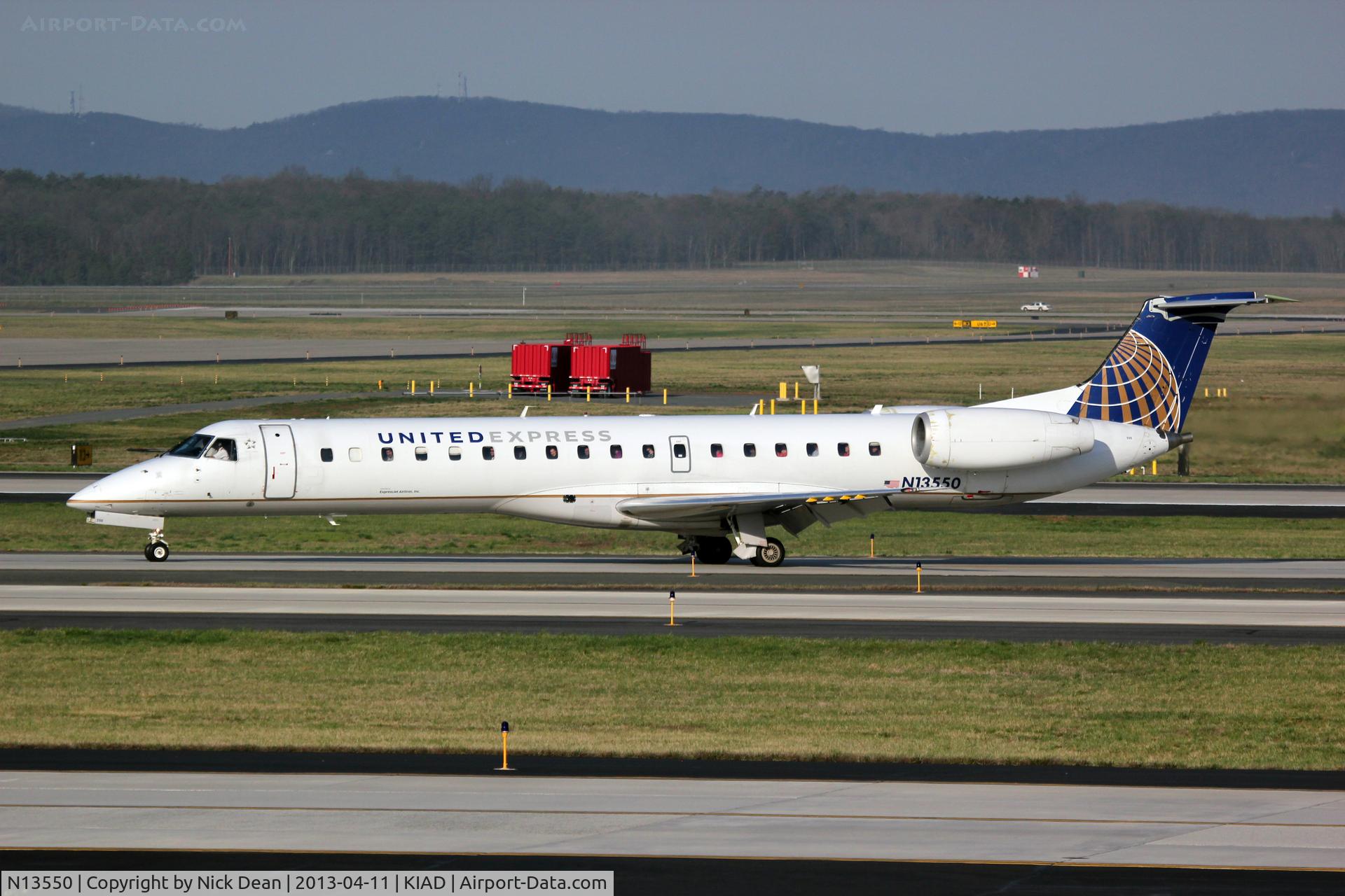 N13550, 2002 Embraer ERJ-145LR (EMB-145LR) C/N 145575, KIAD/IAD