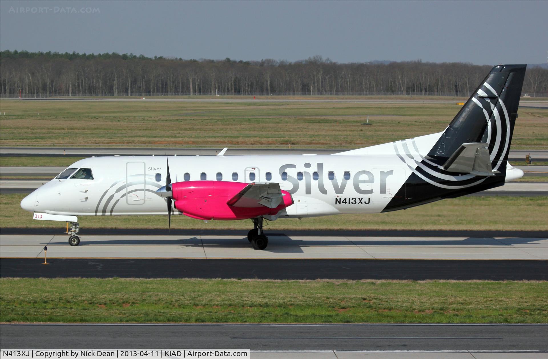 N413XJ, Saab 340B C/N 340B413, KIAD/IAD