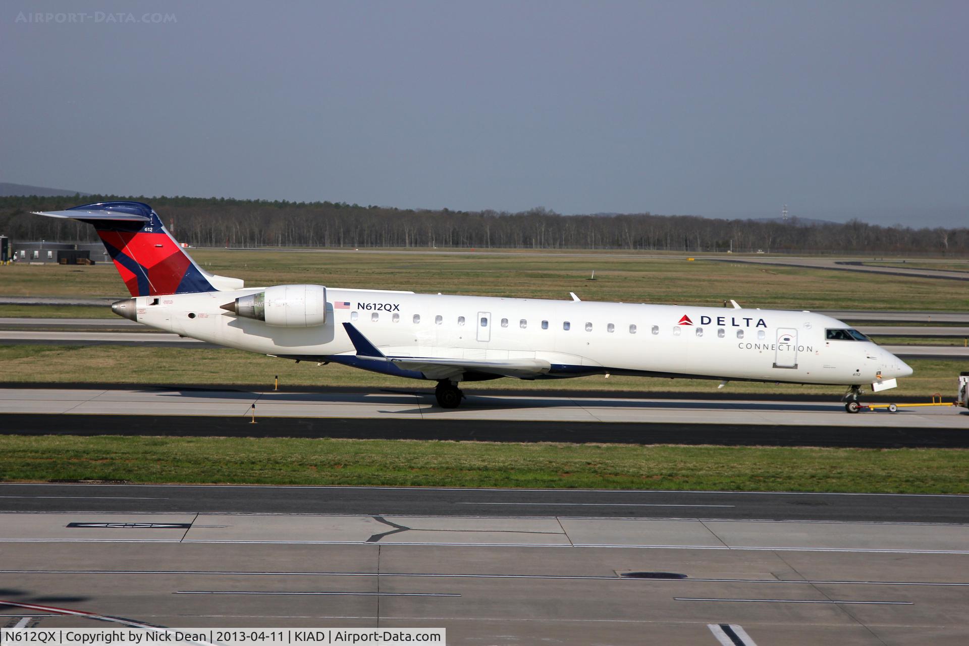 N612QX, 2002 Bombardier CRJ-701 (CL-600-2C10) Regional Jet C/N 10042, KIAD/IAD
