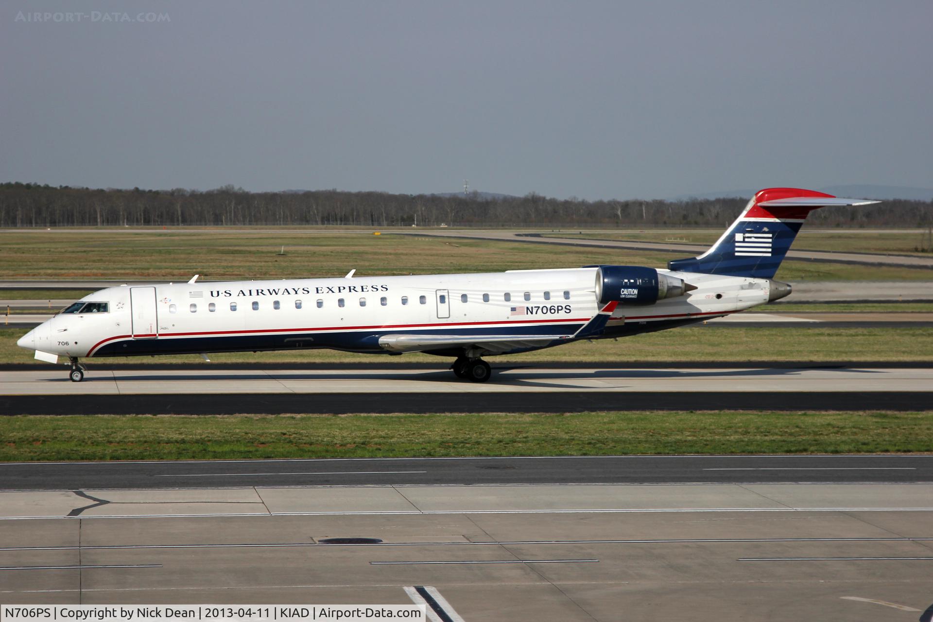 N706PS, 2004 Bombardier CRJ-701 (CL-600-2C10) Regional Jet C/N 10150, KIAD/IAD