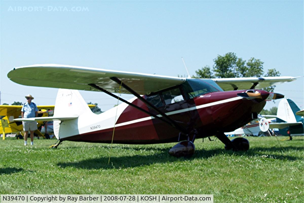 N39470, 1946 Stinson 108 Voyager C/N 108-39, Stinson 108 Voyager [108-39] Oshkosh-Wittman Regional~N 28/07/2008