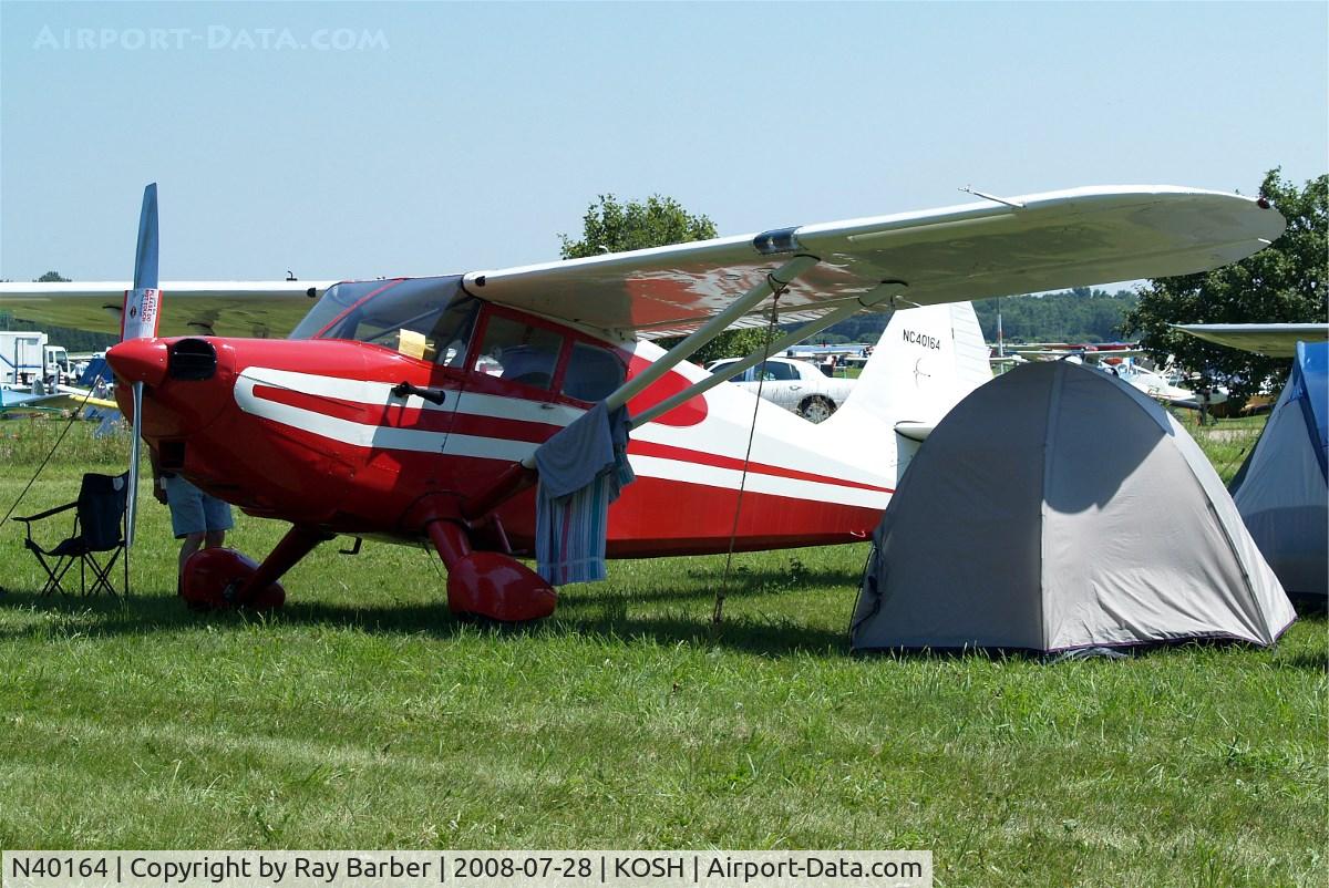 N40164, 1946 Stinson 108 Voyager C/N 108-94, Stinson 108 Voyager [108-94] Oshkosh-Wittman Regional~N 28/07/2008