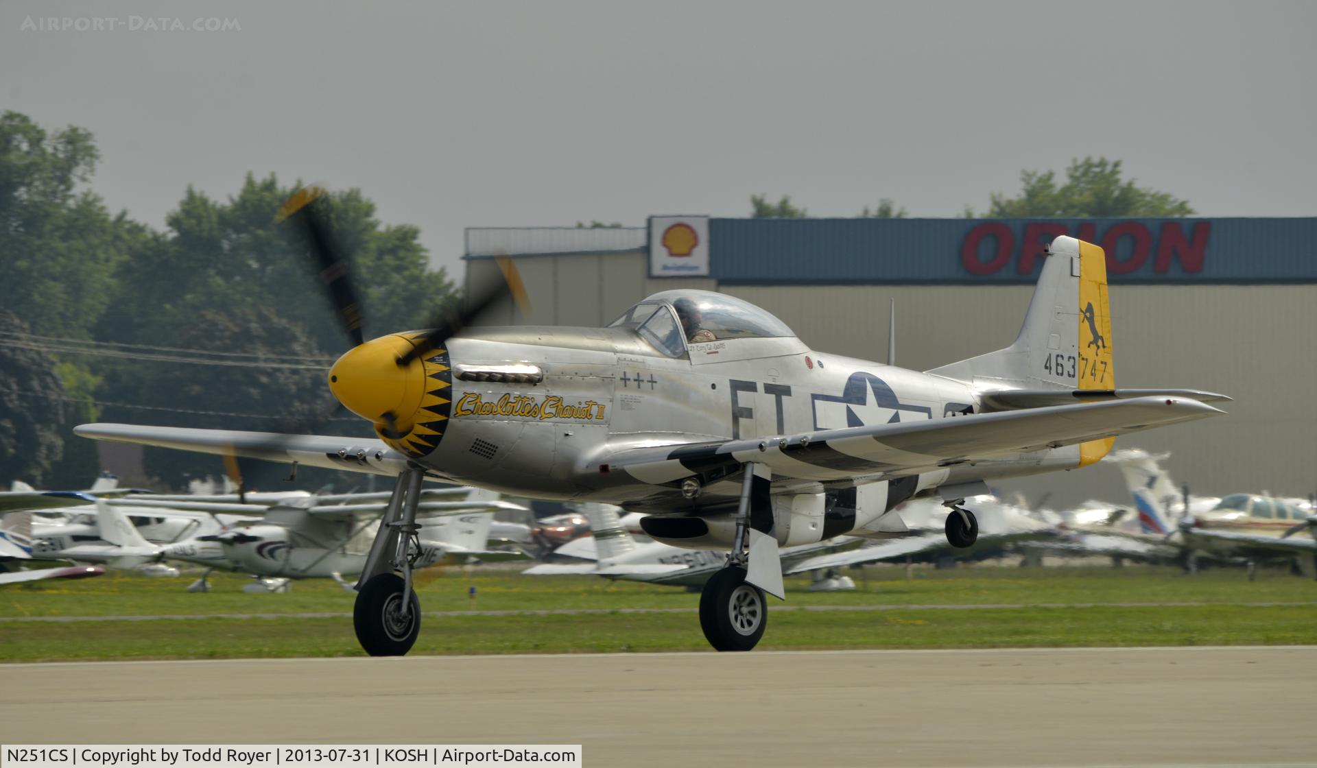N251CS, North American F-51D Mustang C/N 44-74977N, Airventure 2013