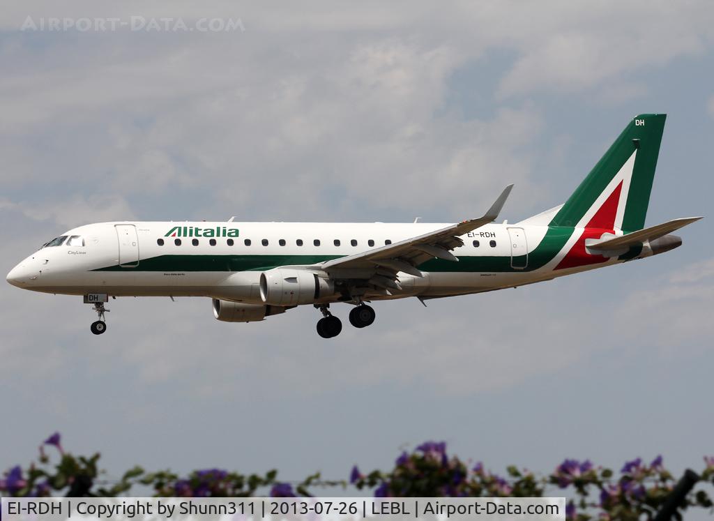 EI-RDH, 2012 Embraer 175LR (ERJ-170-200LR) C/N 17000339, Landing rwy 25R