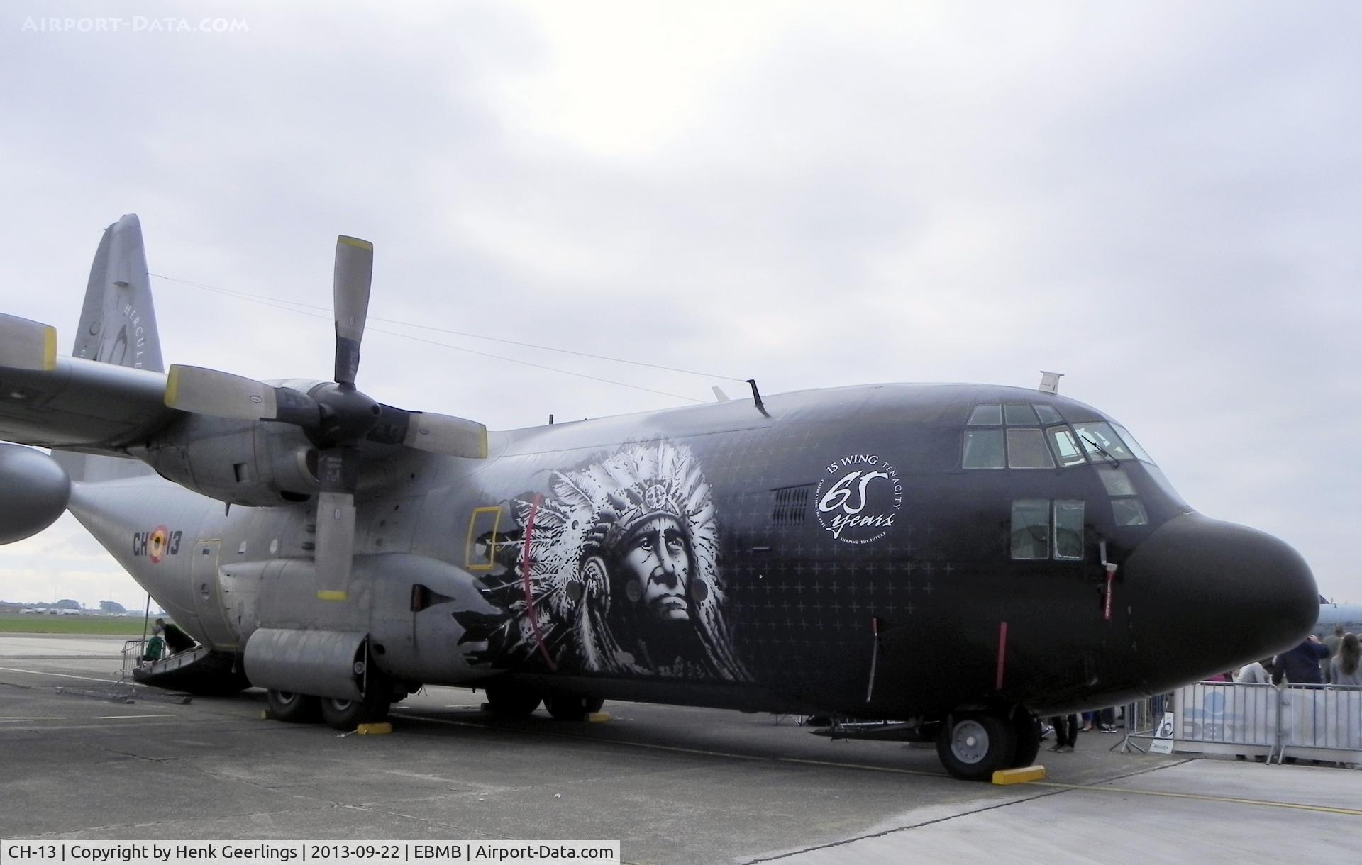 CH-13, 1965 Lockheed WC-130E Hercules C/N 382-4047, Belgian AF Open House , 65 years - Transportation - 15th Wing .
40 years C-130H Hercules