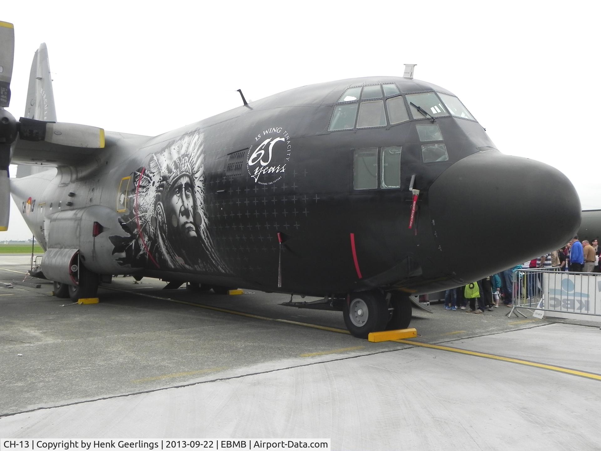 CH-13, 1965 Lockheed WC-130E Hercules C/N 382-4047, Belgian AF Open House , 65 years - Transportation - 15th Wing .
40 years C-130H Hercules