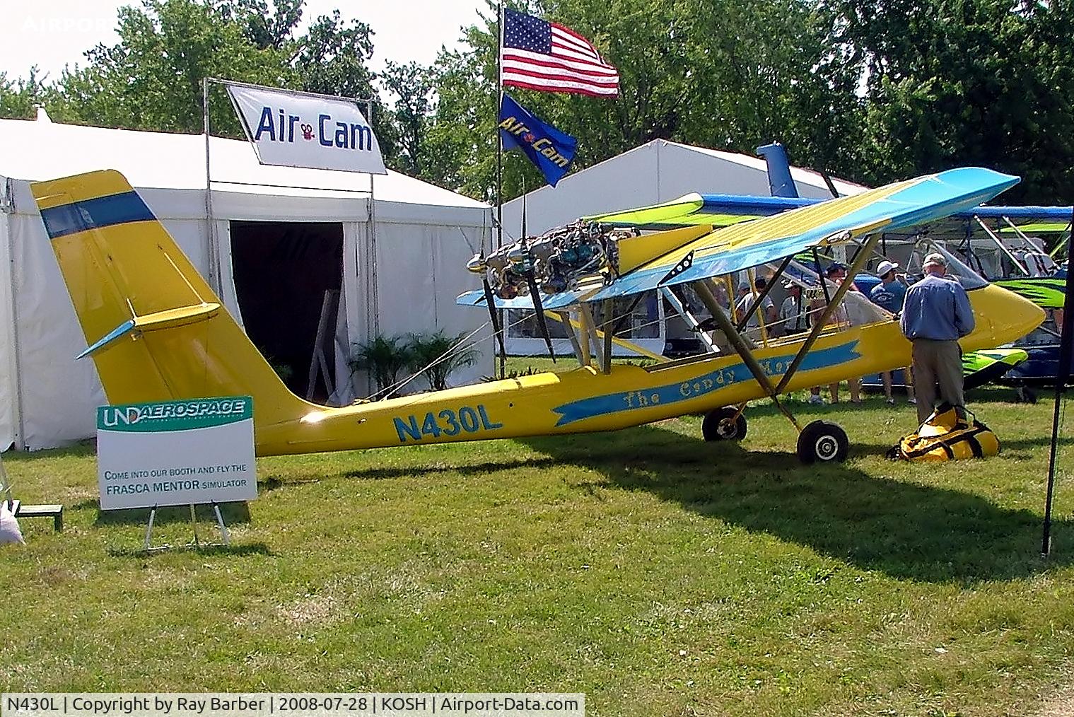 N430L, 2008 Lockwood Aircam C/N AC139, Leza Lockwood Air Cam [AC139] Oshkosh-Wittman Regional~N 28/07/2008