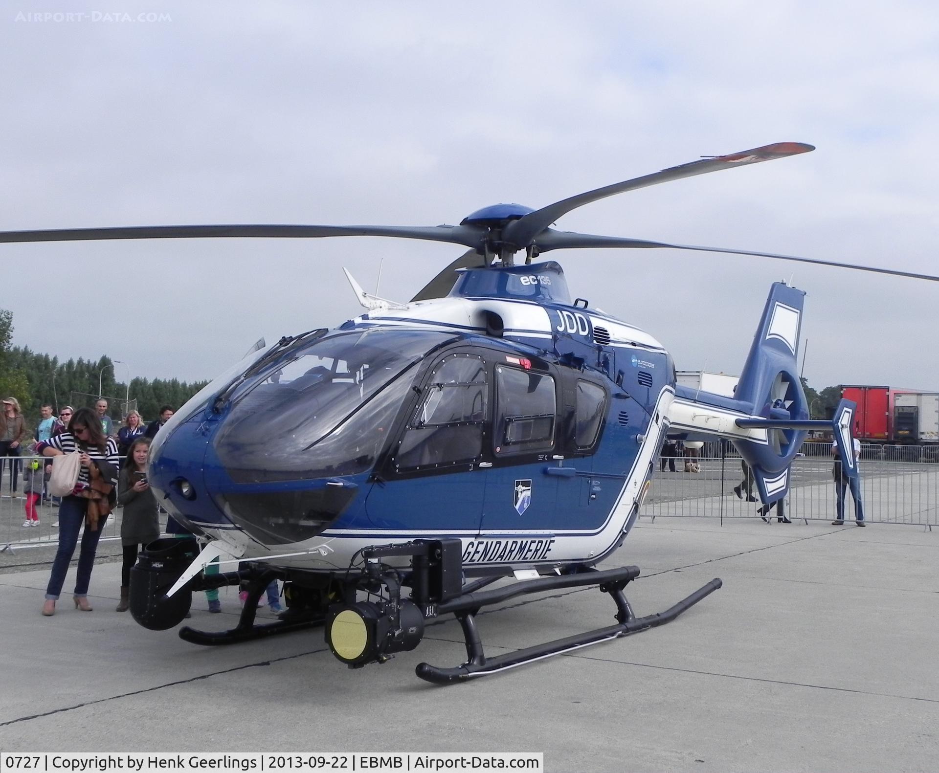 0727, 2009 Eurocopter EC-135T-2 C/N 0727, Belgian AF Open House , 65 years - Transportation - 15th Wing .40 years C-130H Hercules