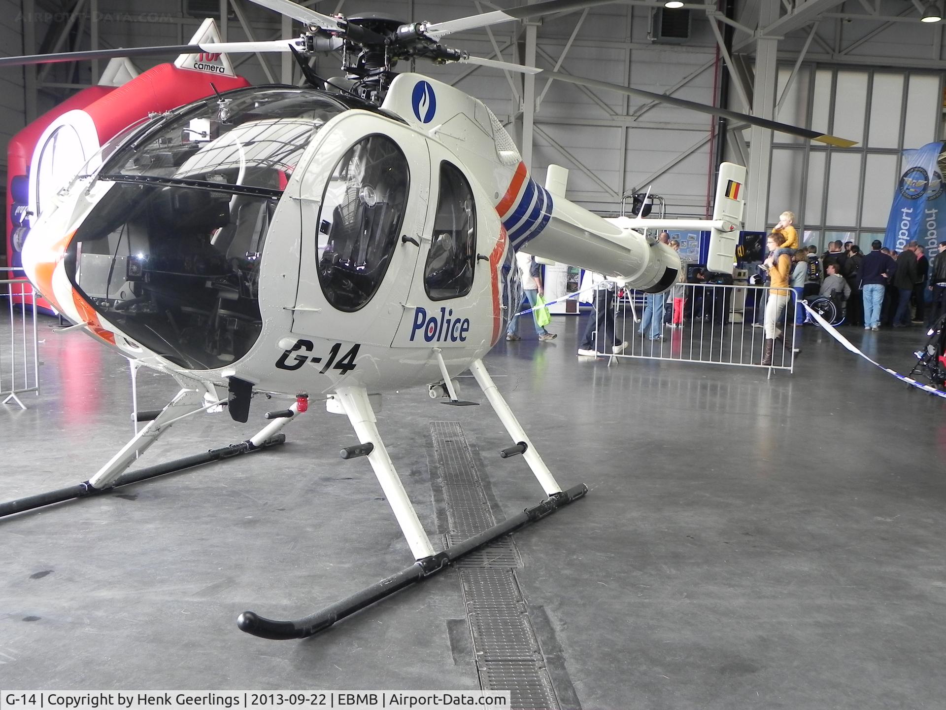 G-14, 1999 McDonnell Douglas MD-520N C/N LN086, Belgian AF Open House , 65 years - Transportation - 15th Wing .
40 years C-130H Hercules