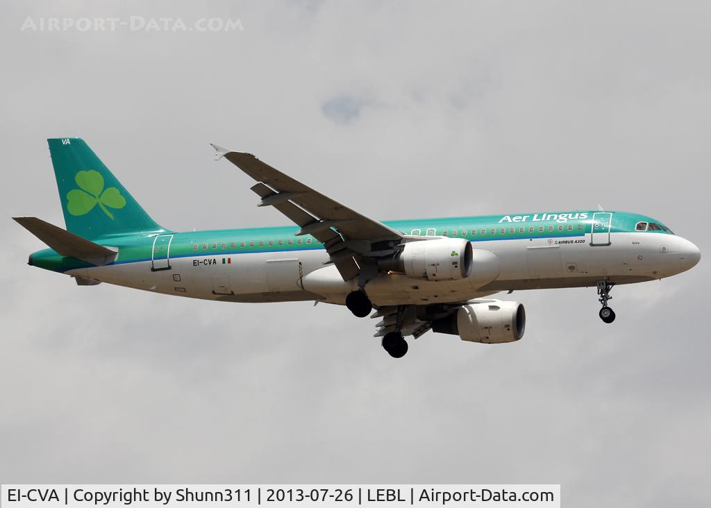 EI-CVA, 2000 Airbus A320-214 C/N 1242, Landing rwy 07L