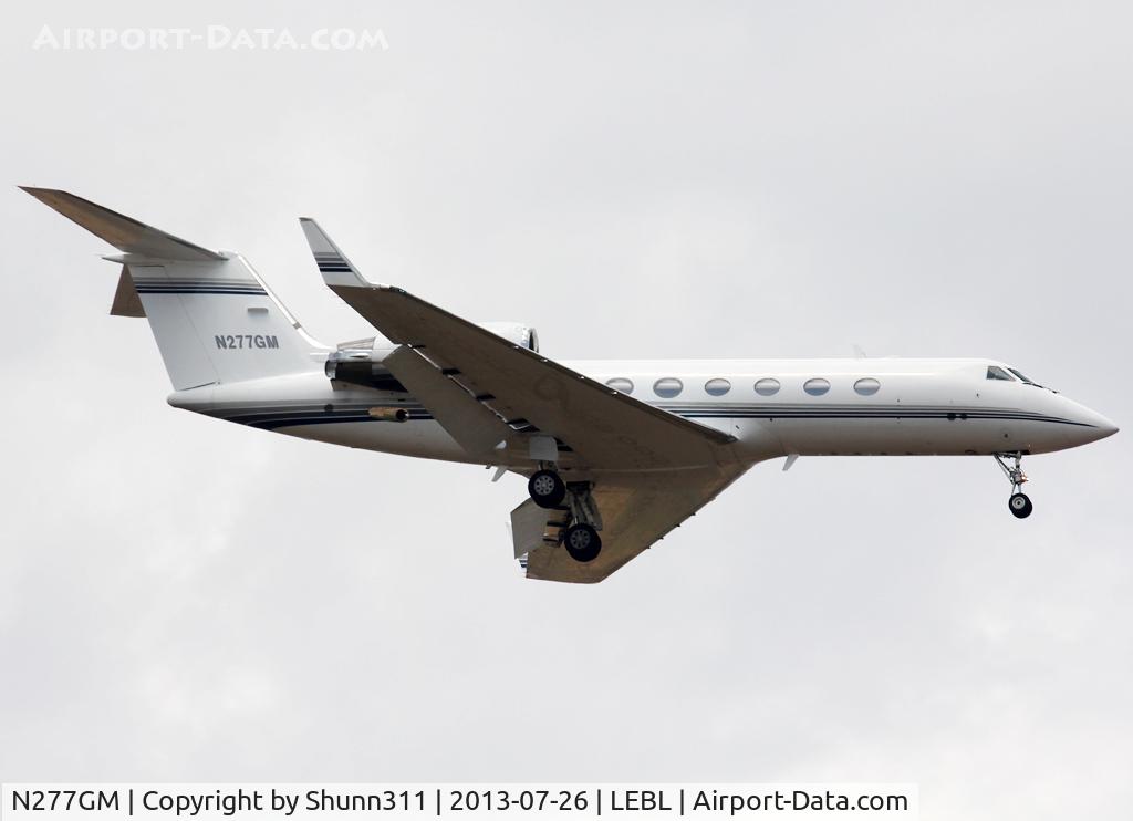 N277GM, 1989 Gulfstream Aerospace G-IV C/N 1124, Landing rwy 07L