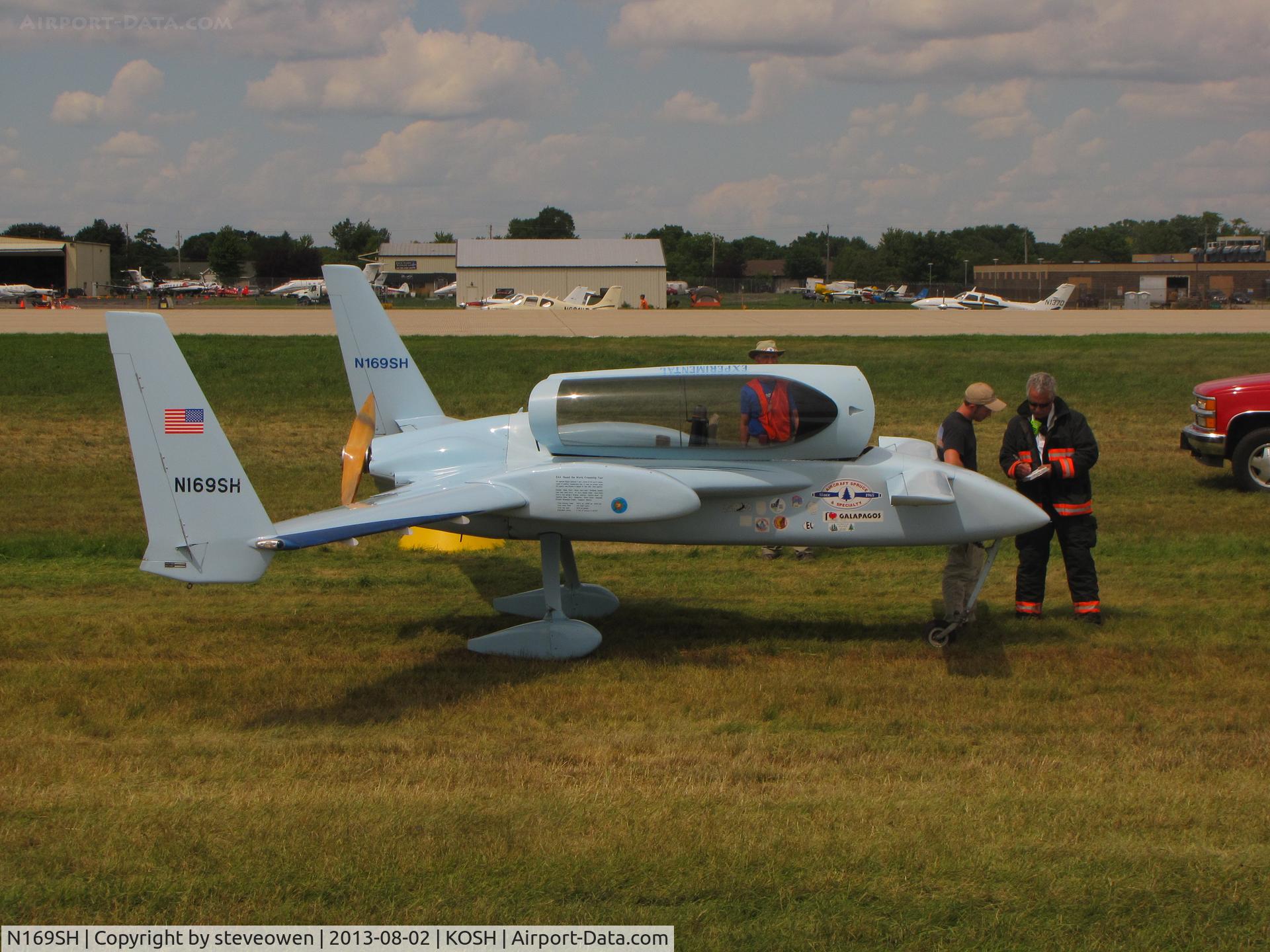 N169SH, 1980 Rutan Long-EZ B C/N 0169, The highest 