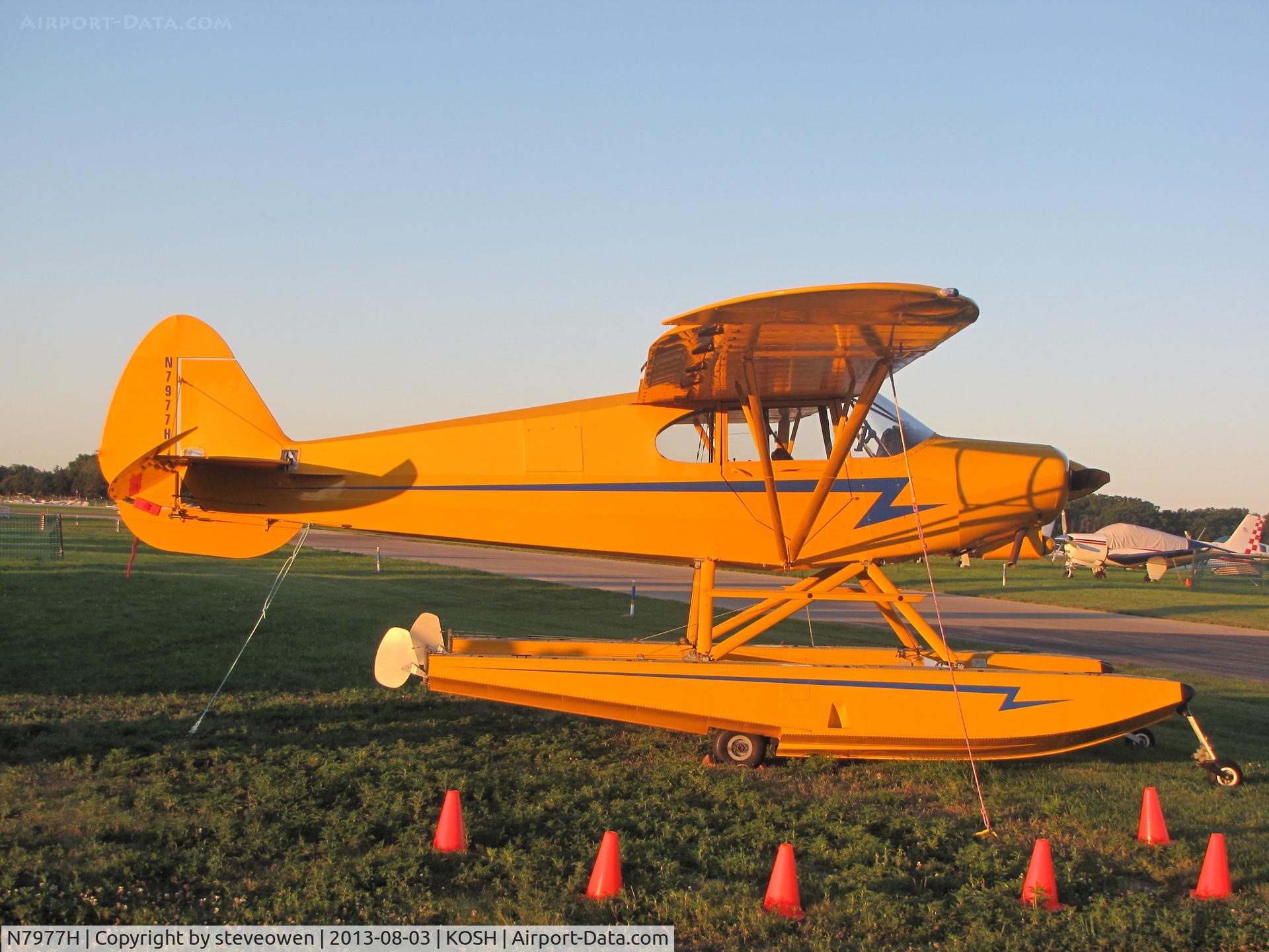 N7977H, 1946 Piper PA-12 Super Cruiser C/N 12-873, Basking in the early morning  sun