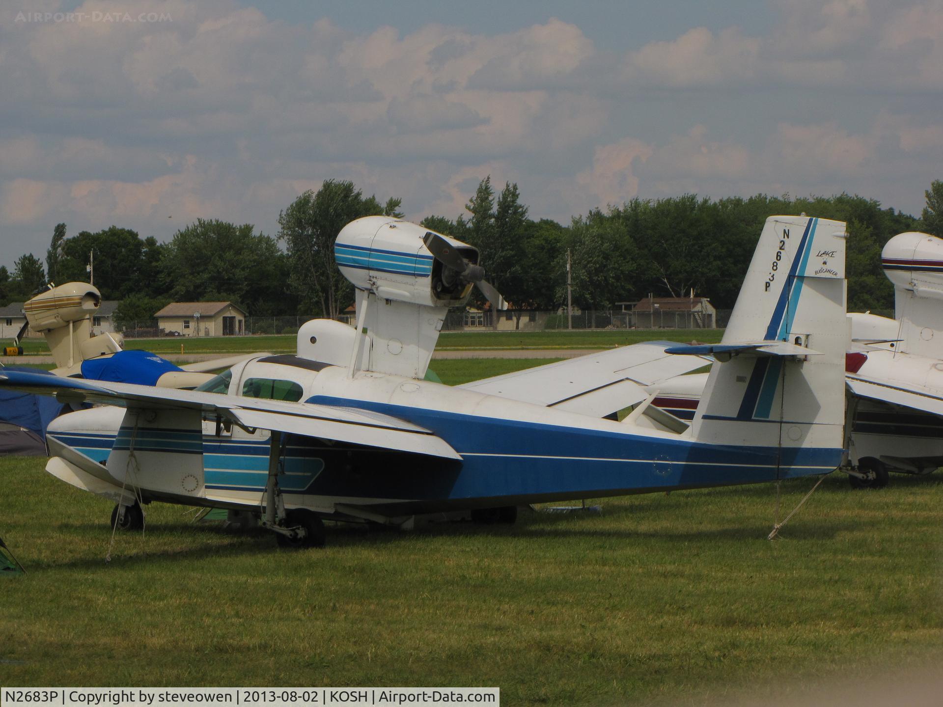 N2683P, 1978 Consolidated Aeronautics Inc. LAKE LA-4-200 C/N 891, Camping at Oshkosh