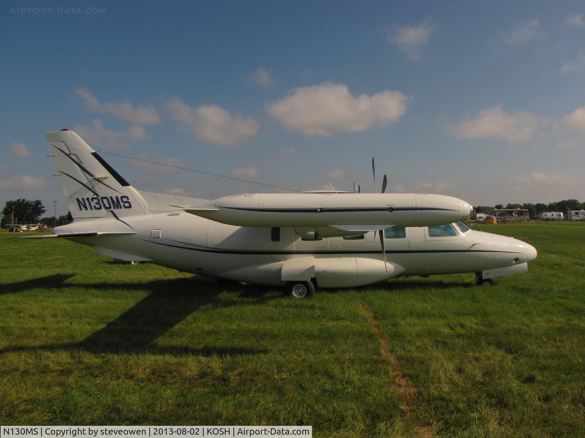 N130MS, Mitsubishi MU-2B-60 Marquise C/N 750SA, in the camp grounds at KOSH