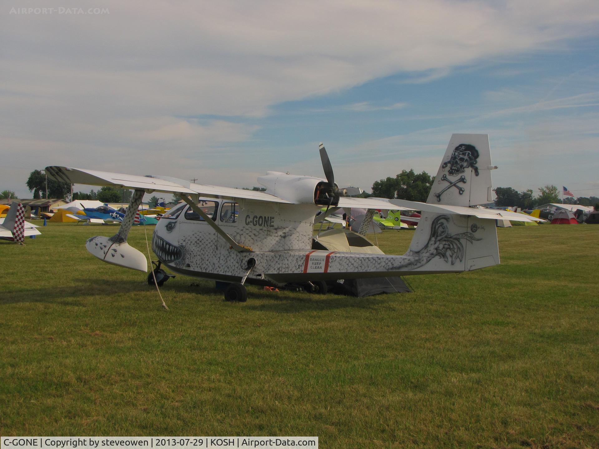 C-GONE, 2002 Spencer Air Car S-12-E C/N 001, Home built camping