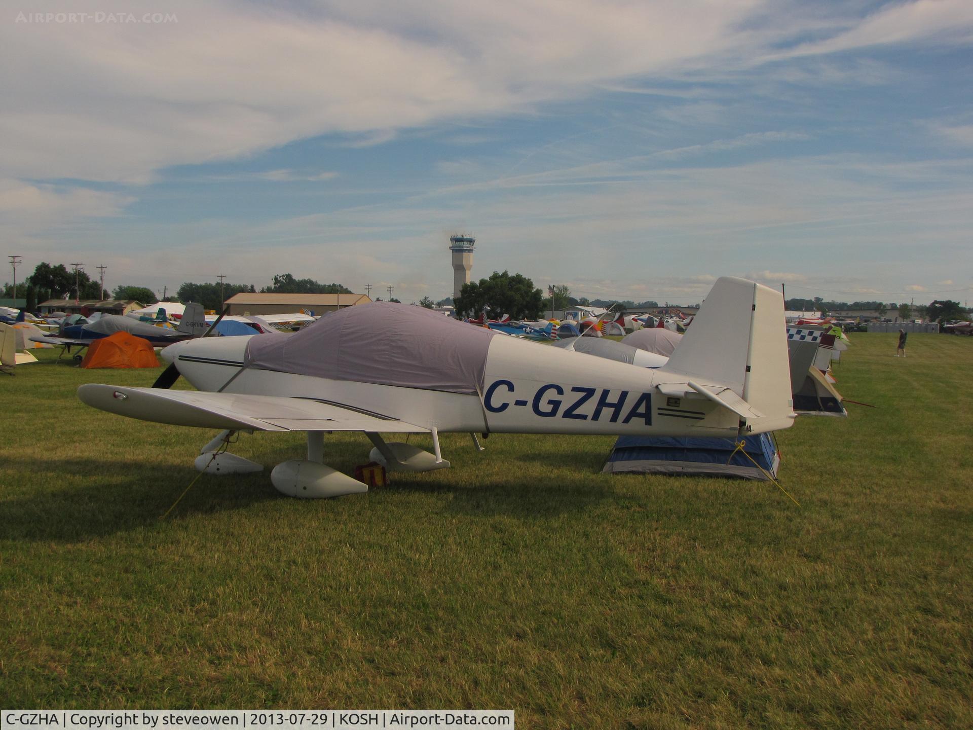 C-GZHA, 2003 Vans RV-6A C/N 24316, camping at KOSH