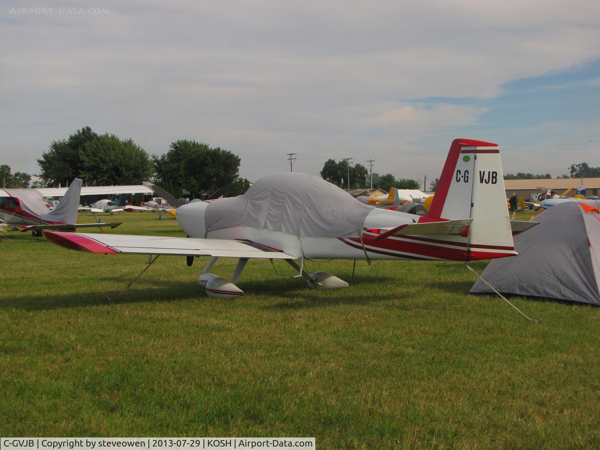 C-GVJB, 2001 Vans RV-8A C/N 520, Camping @ Oshkosh