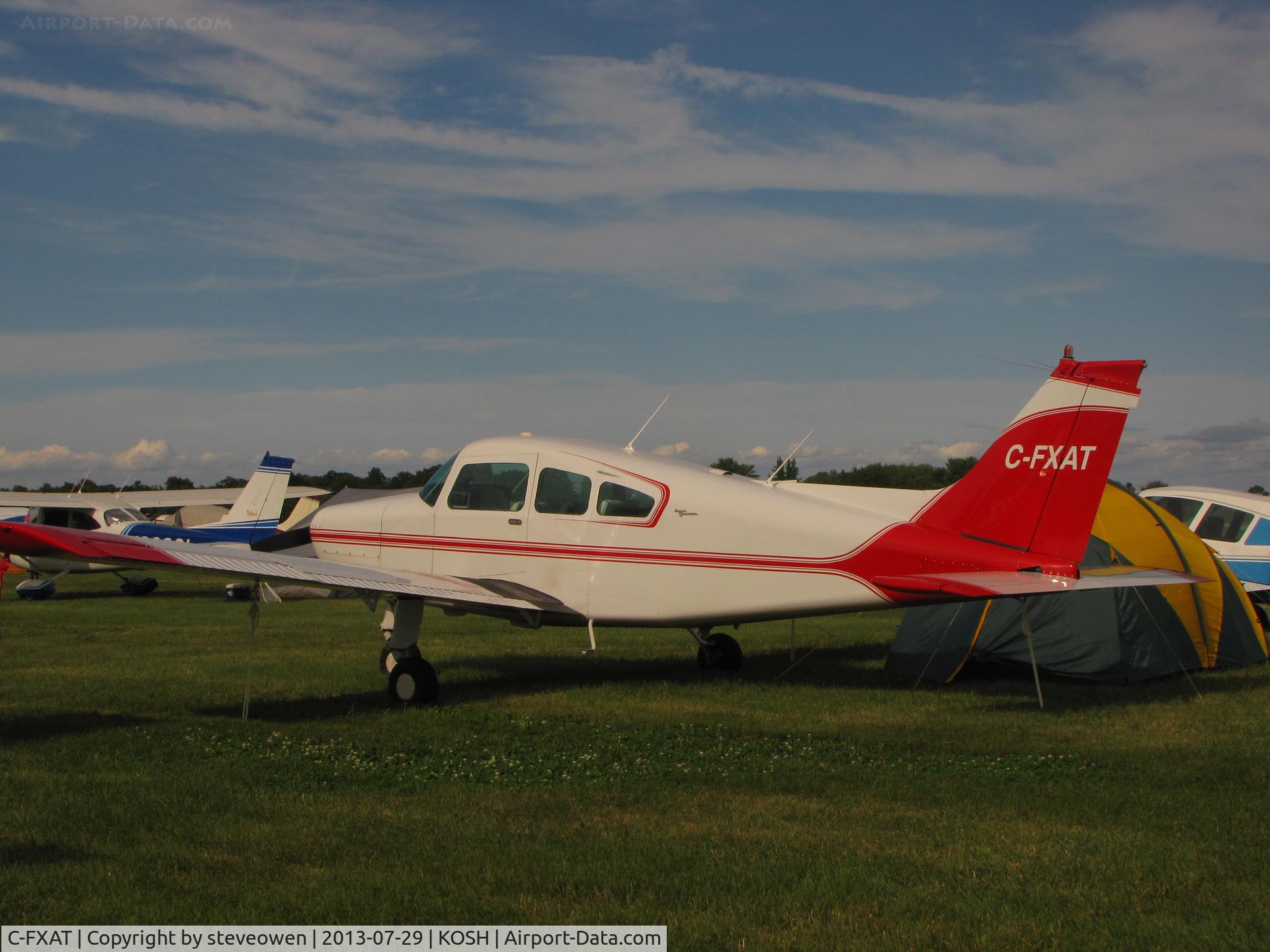 C-FXAT, 1968 Beech B23 Musketeer C/N M 1130, camping at KOSH