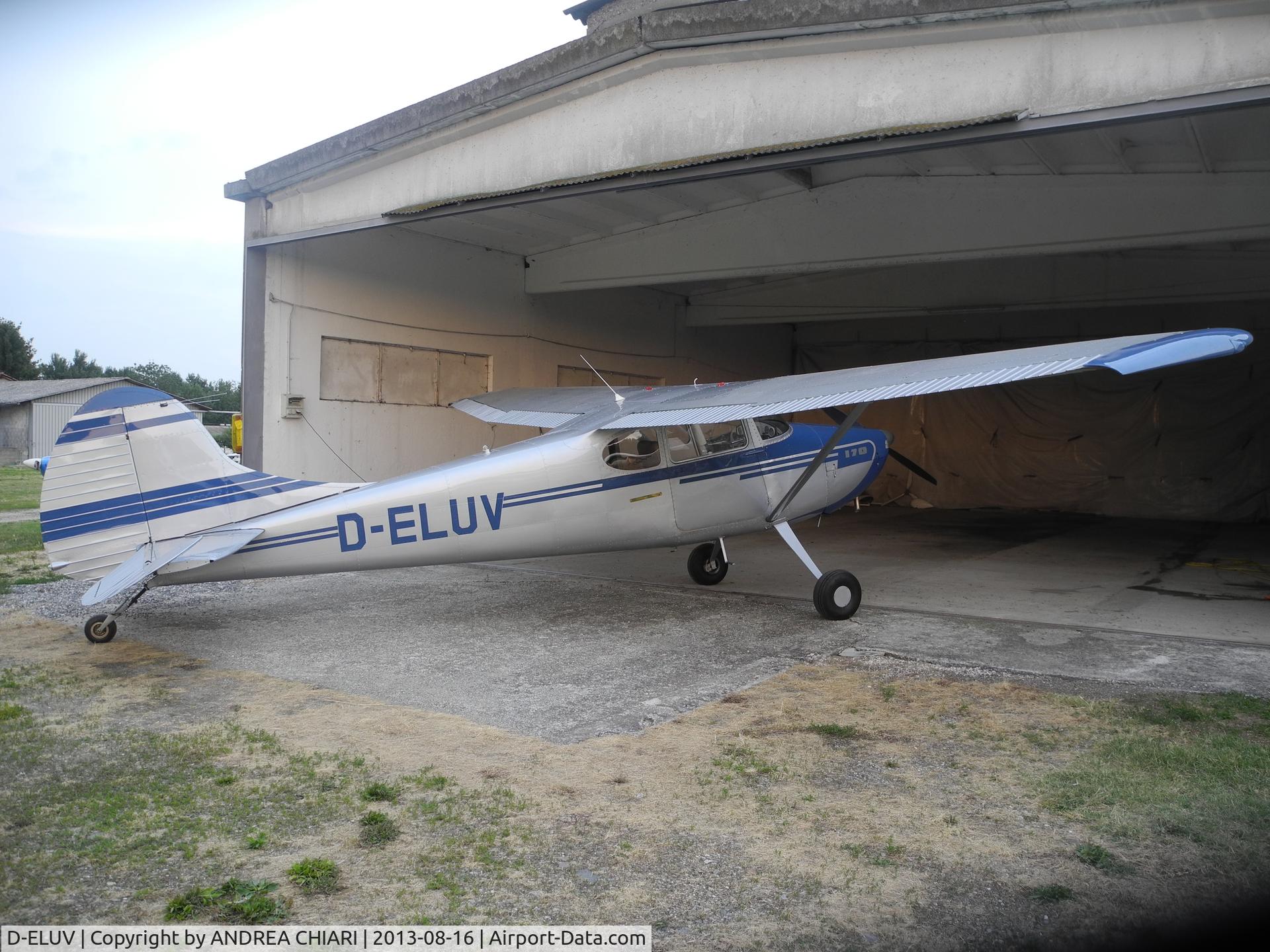 D-ELUV, Cessna 170B C/N 20471, D-ELUV CESSNA 170B  FIRST FLIGHTS  AFTER RESTORATION IN NORTHERN ITALY