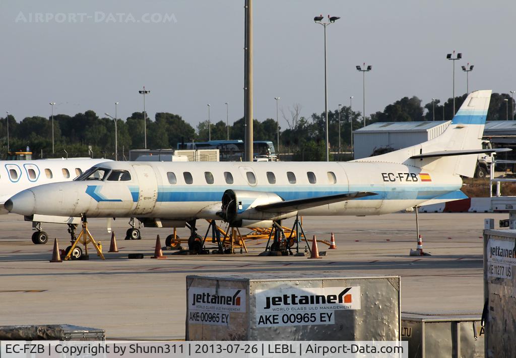 EC-FZB, 1976 Swearingen SA-226TC Metro II C/N TC-221, Parked and dismantled at the Cargo area...