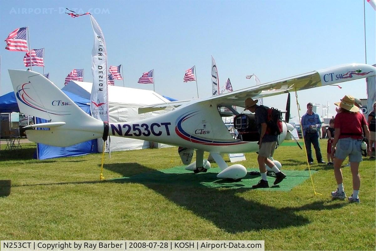 N253CT, 2007 Flight Design CTSW C/N 07-02-03, Flight Design CT-SW [07-02-03] Oshkosh-Wittman Regional~N 28/07/2008