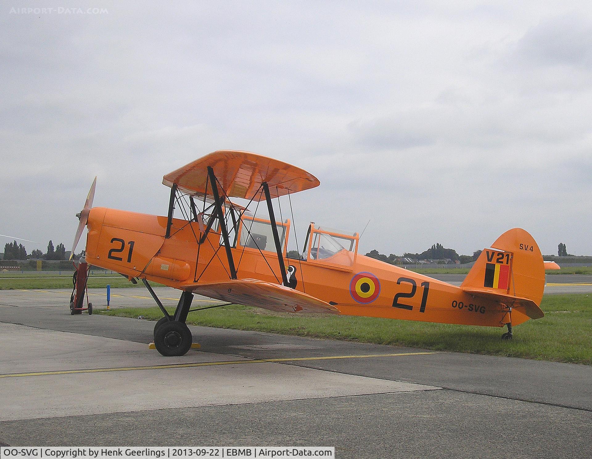 OO-SVG, 1951 Stampe-Vertongen SV-4B C/N 1163, Belgian AF Open House at Melsbroek AFB.
65 Years Transportation  - 15th Wing