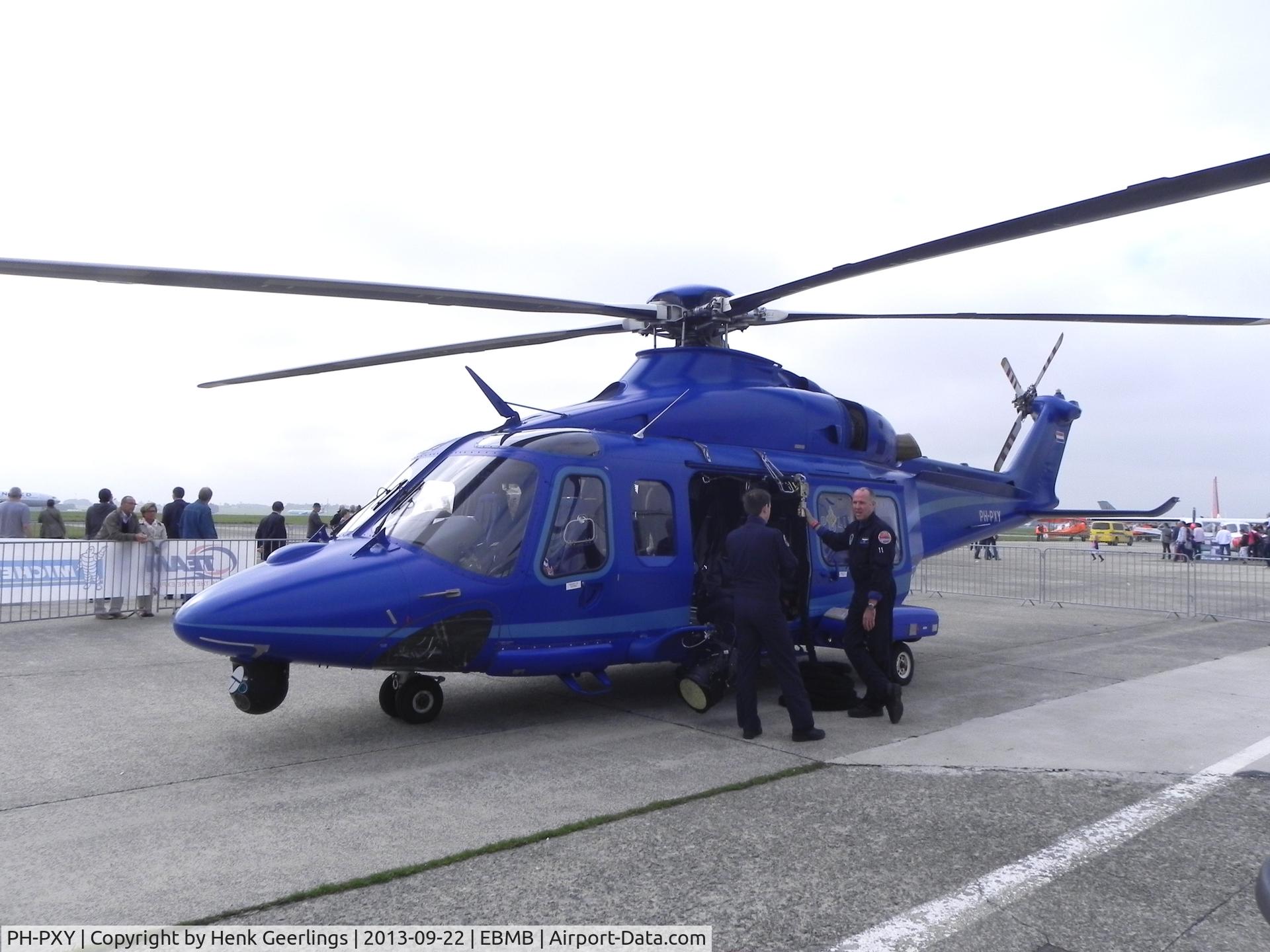 PH-PXY, 2009 AgustaWestland AW-139 C/N 31267, Belgian AF Open House at Melsbroek AFB.
65 Years Transportation  - 15th Wing