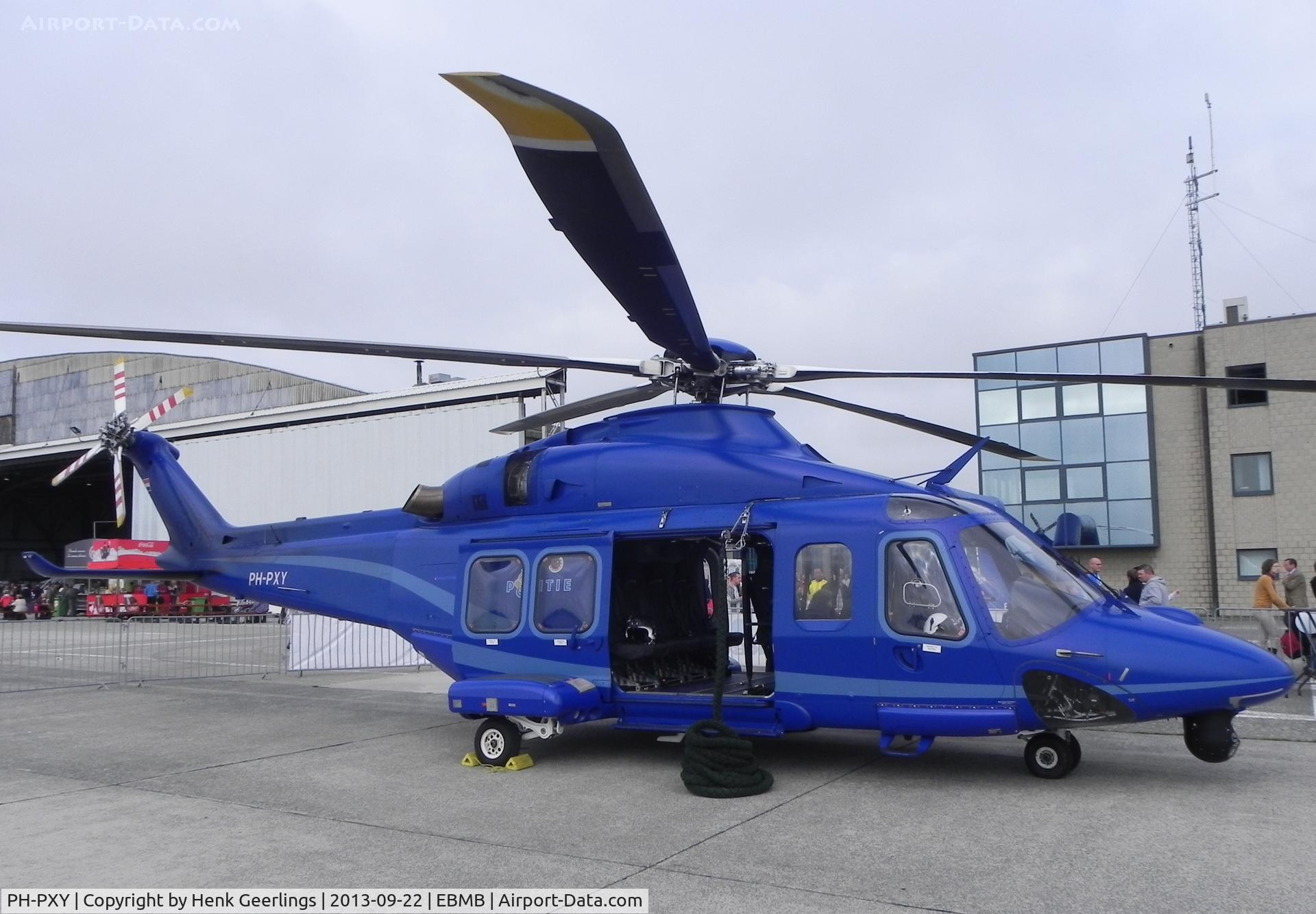 PH-PXY, 2009 AgustaWestland AW-139 C/N 31267, Belgian AF Open House at Melsbroek AFB.
65 Years Transportation  - 15th Wing
