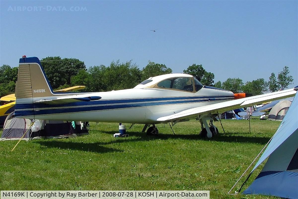 N4169K, 1948 Ryan Navion C/N NAV-4-1169, North American Navion [NAV-4-1169] Oshkosh-Wittman Regional~N 28/07/2008