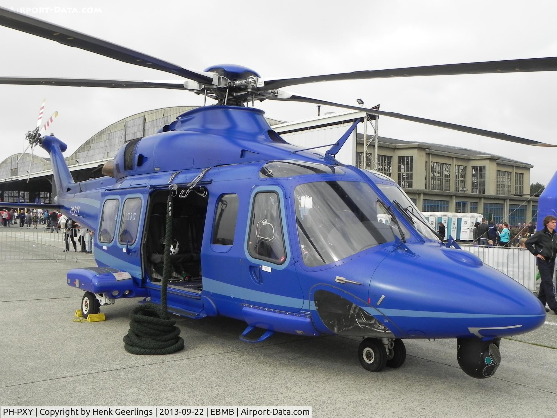 PH-PXY, 2009 AgustaWestland AW-139 C/N 31267, Belgian AF Open House at Melsbroek AFB.
65 Years Transportation  - 15th Wing