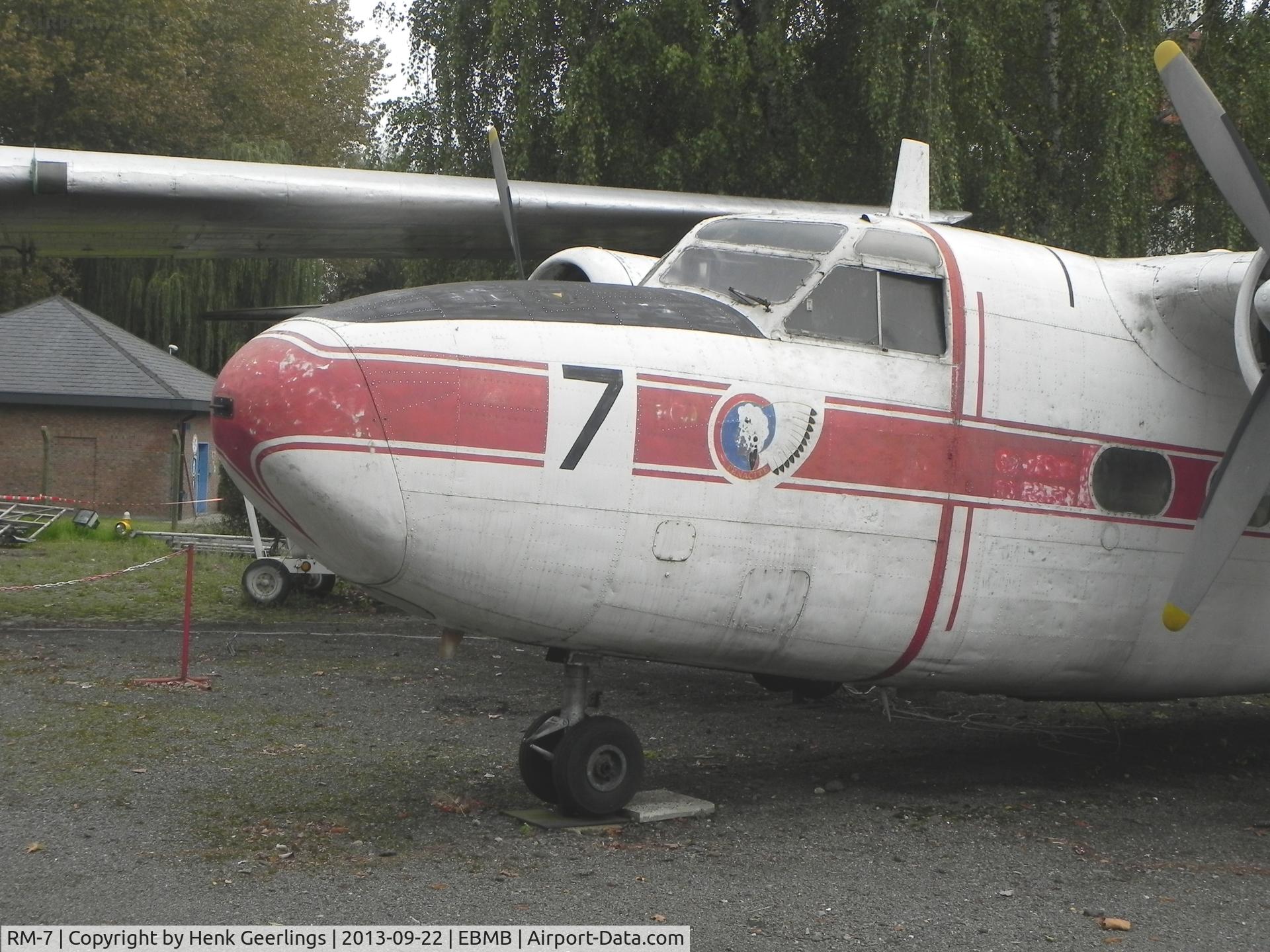 RM-7, 1954 Hunting Percival P-66 Pembroke C51 C/N P66-0027, Belgian AF Open House at Melsbroek AFB.
65 Years Transportation  - 15th Wing