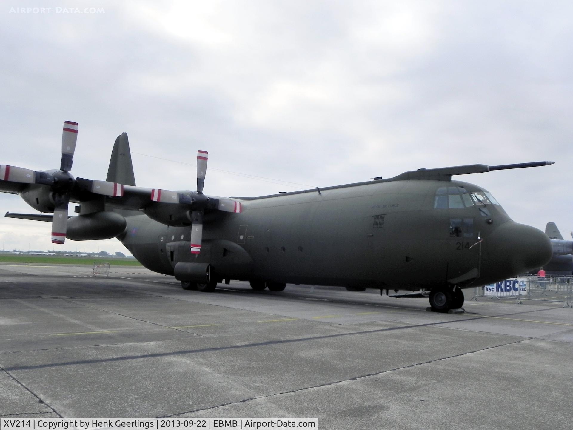 XV214, 1967 Lockheed C-130K Hercules C.3A C/N 382-4241, Belgian AF Open House at Melsbroek AFB.
65 Years Transportation  - 15th Wing