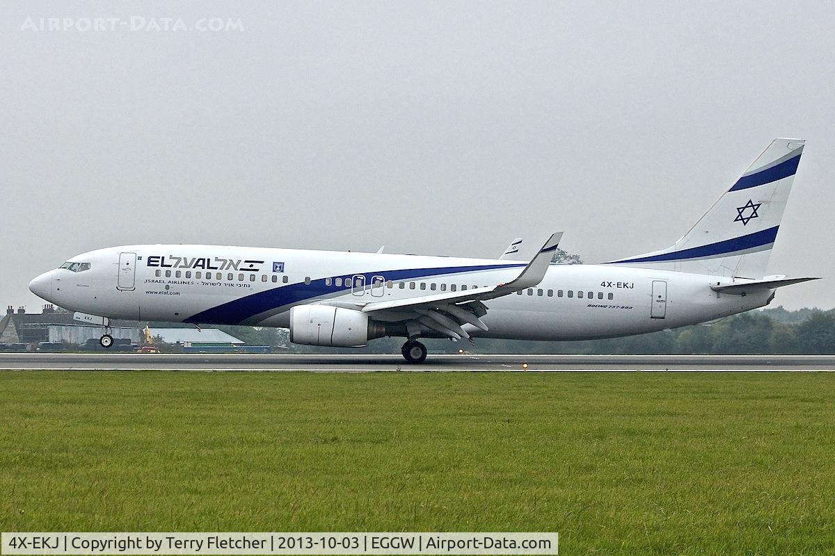 4X-EKJ, 2009 Boeing 737-85P C/N 35486, El Al's 4X-EKJ (Degania 808), 2009 Boeing 737-85P, c/n: 35486 at Luton