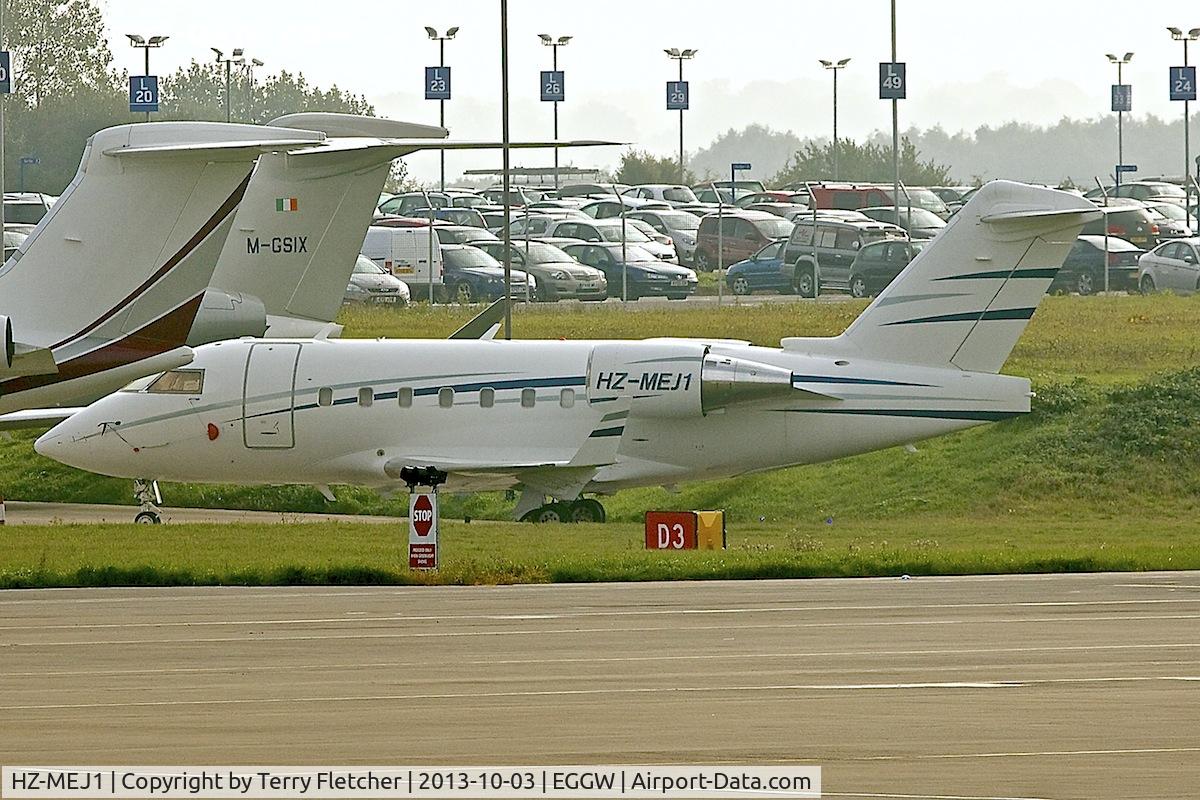 HZ-MEJ1, Canadair Challenger 604 (CL-600-2B16) C/N 5320, Canadair CL-600-2B16, c/n: 5320 at Luton