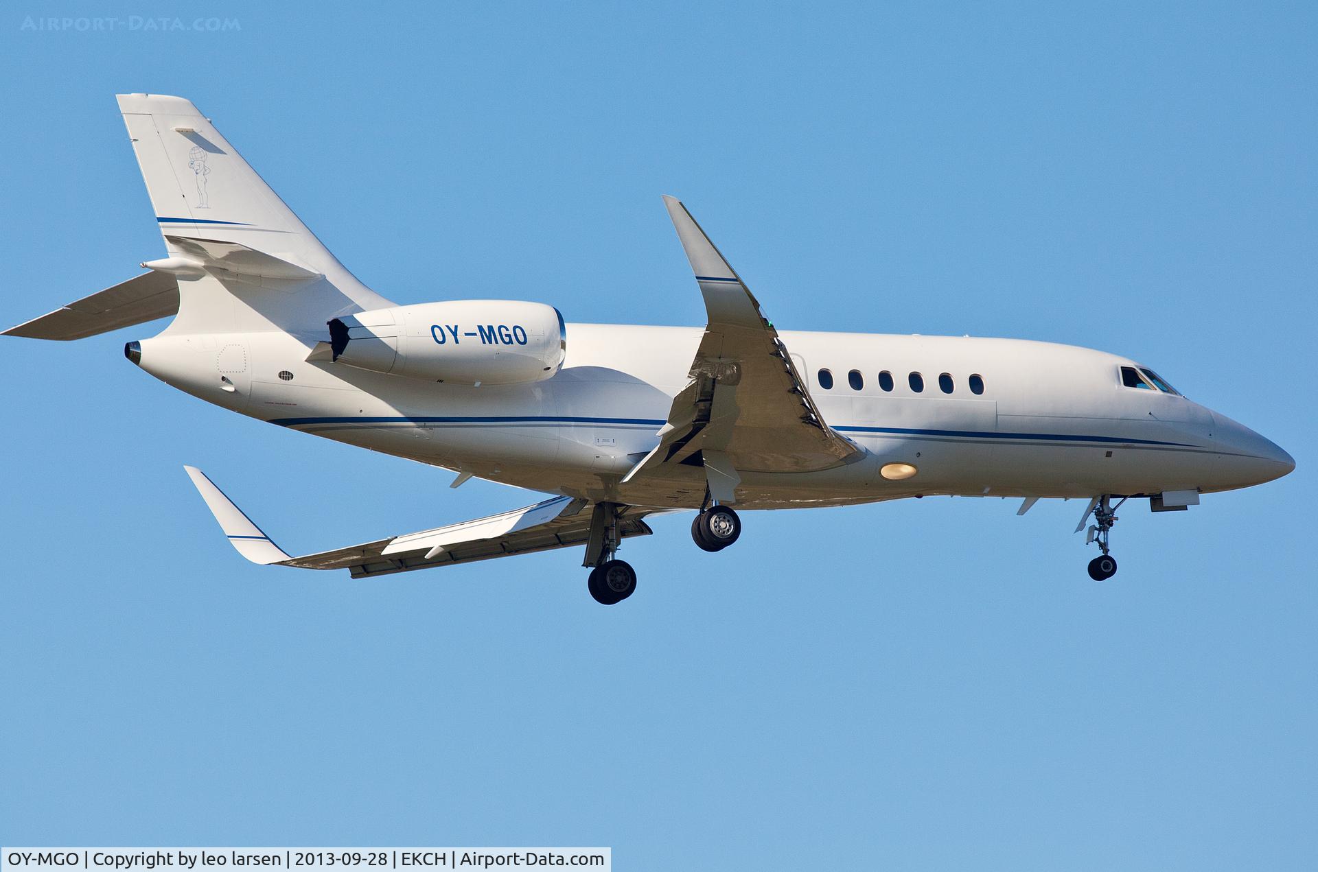 OY-MGO, 2010 Dassault Falcon 2000EX C/N 161, App to R-04L Copenhagen Kastrup
