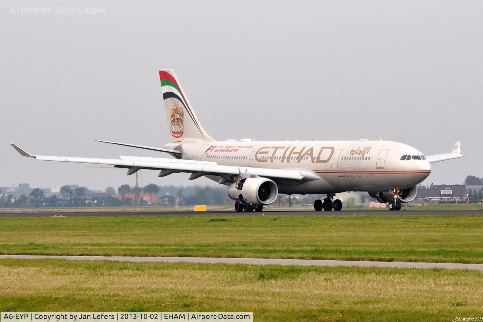 A6-EYP, 2007 Airbus A330-243 C/N 854, Etihad