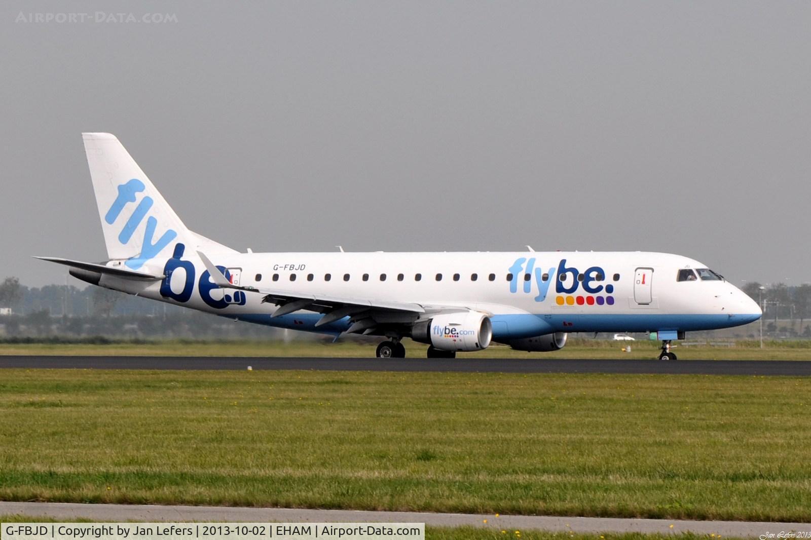 G-FBJD, 2011 Embraer 175STD (ERJ-170-200) C/N 17000329, Flybe