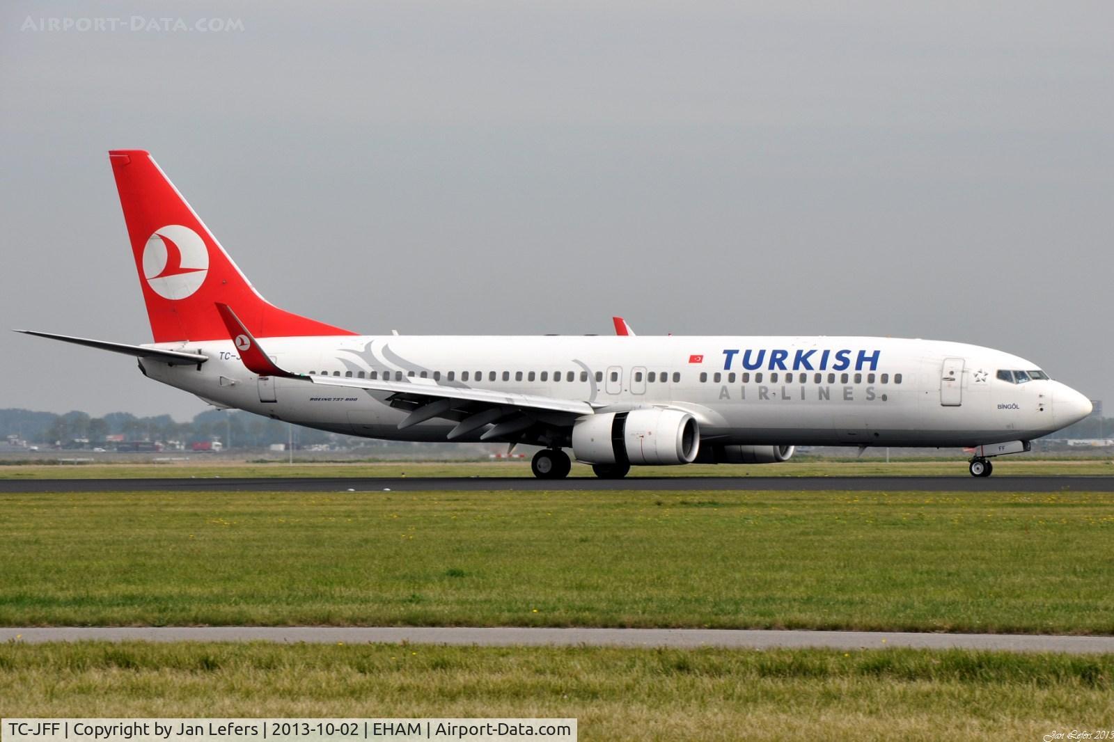 TC-JFF, 1998 Boeing 737-8F2 C/N 29768, Turkish Airlines