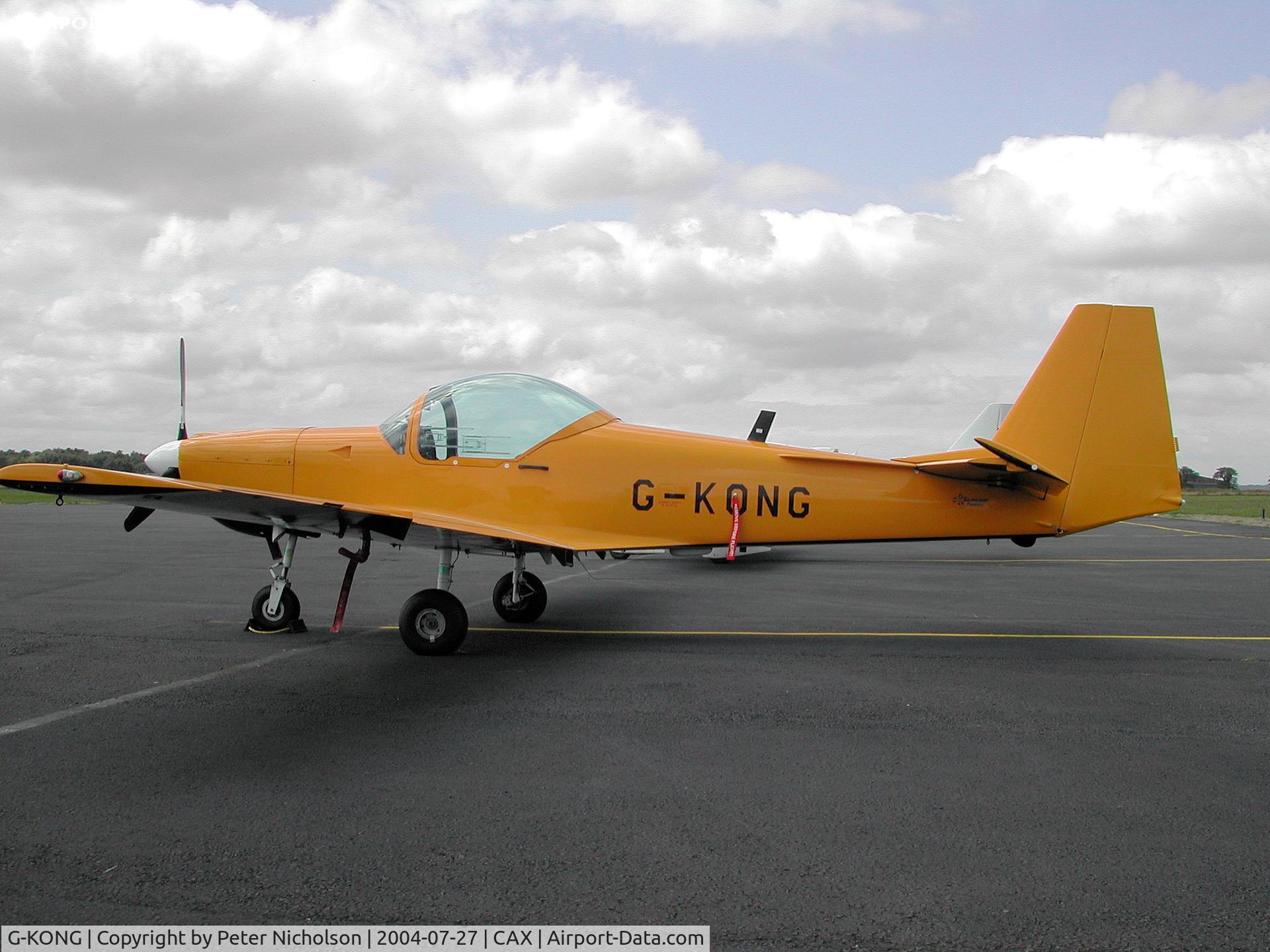 G-KONG, 1987 Slingsby T-67M-200 Firefly C/N 2041, This T-67M Firefly visited Carlisle in the Summer of 2004.