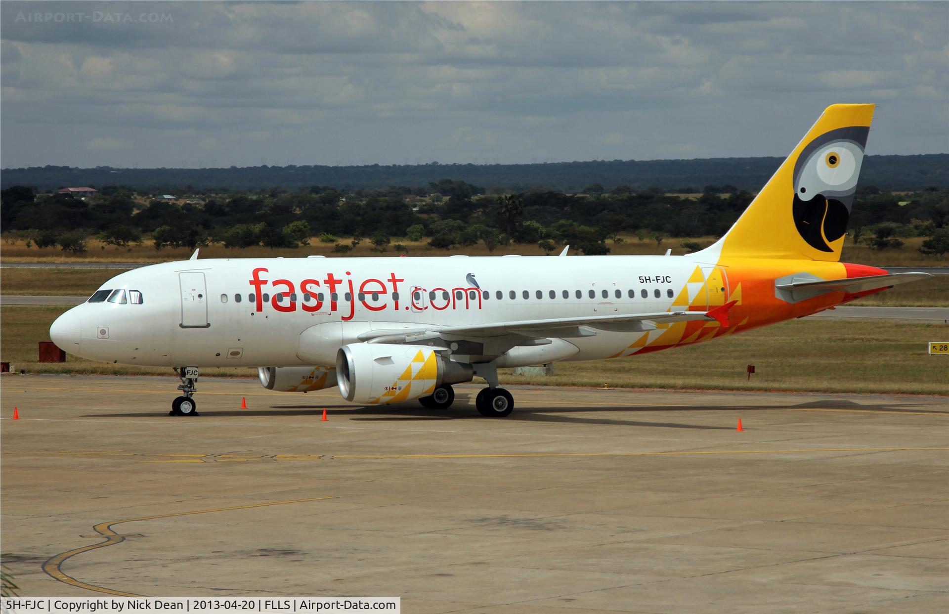 5H-FJC, 1999 Airbus A319-112 C/N 1145, FLLS/LUN