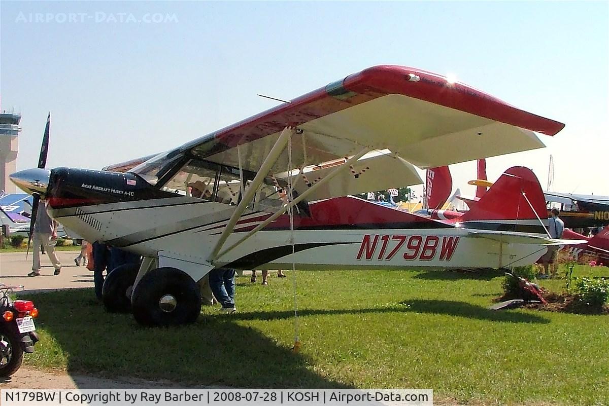N179BW, 2008 Aviat A-1C Husky C/N 3029, Aviat A-1C Husky [3029] Oshkosh-Wittman Regional~N 28/07/2008