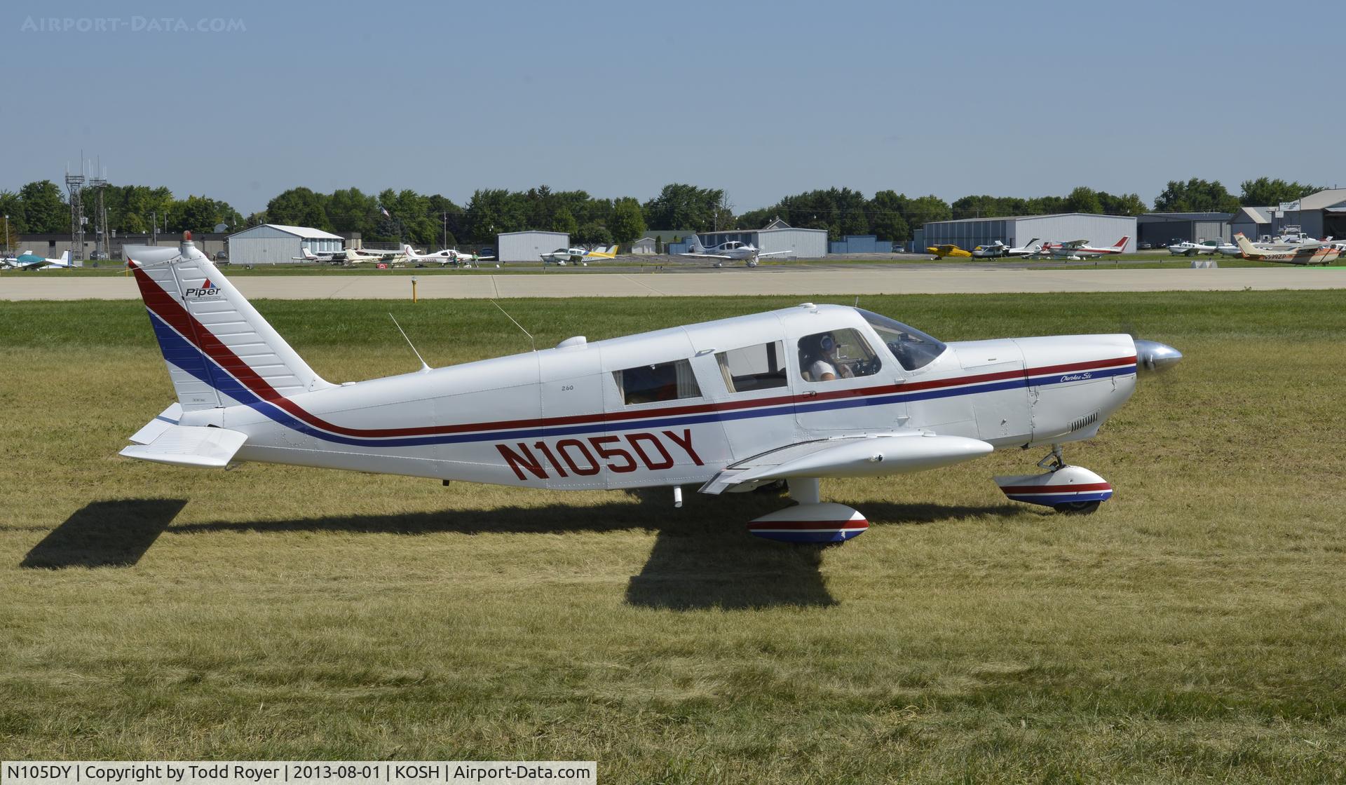 N105DY, 1966 Piper PA-32-260 Cherokee Six Cherokee Six C/N 32-467, Airventure 2013