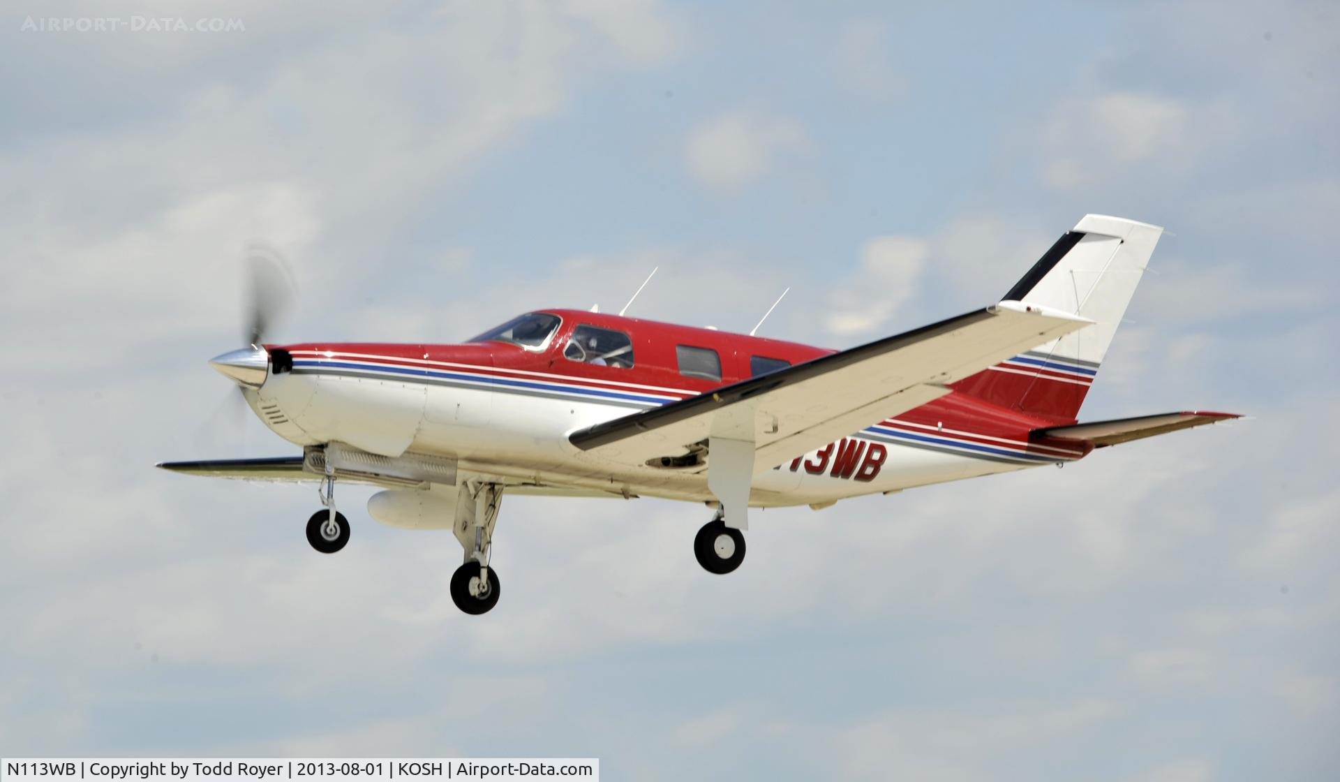 N113WB, 1995 Piper PA-46-350P Malibu Mirage C/N 4622193, Airventure 2013