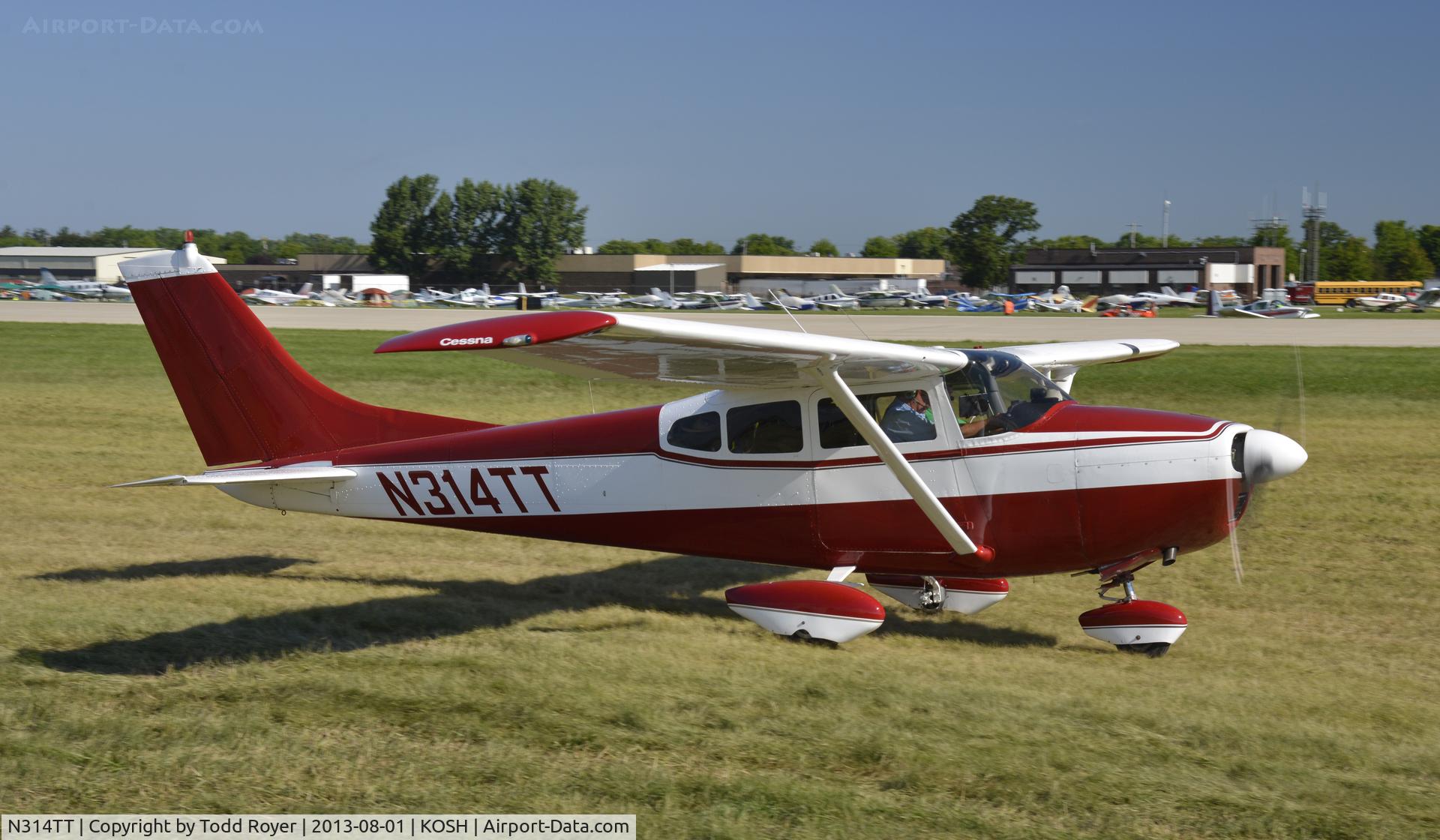 N314TT, 1961 Cessna 182D Skylane C/N 18253457, Airventure 2013