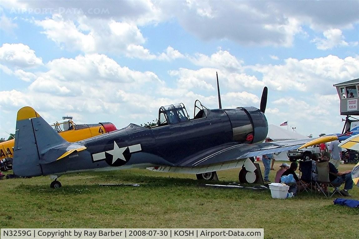 N3259G, 1959 North American SNJ-5 Texan C/N 43736, North American SNJ-5 Texan [88-15677] Oshkosh-Wittman Regional~N 30/07/2008
