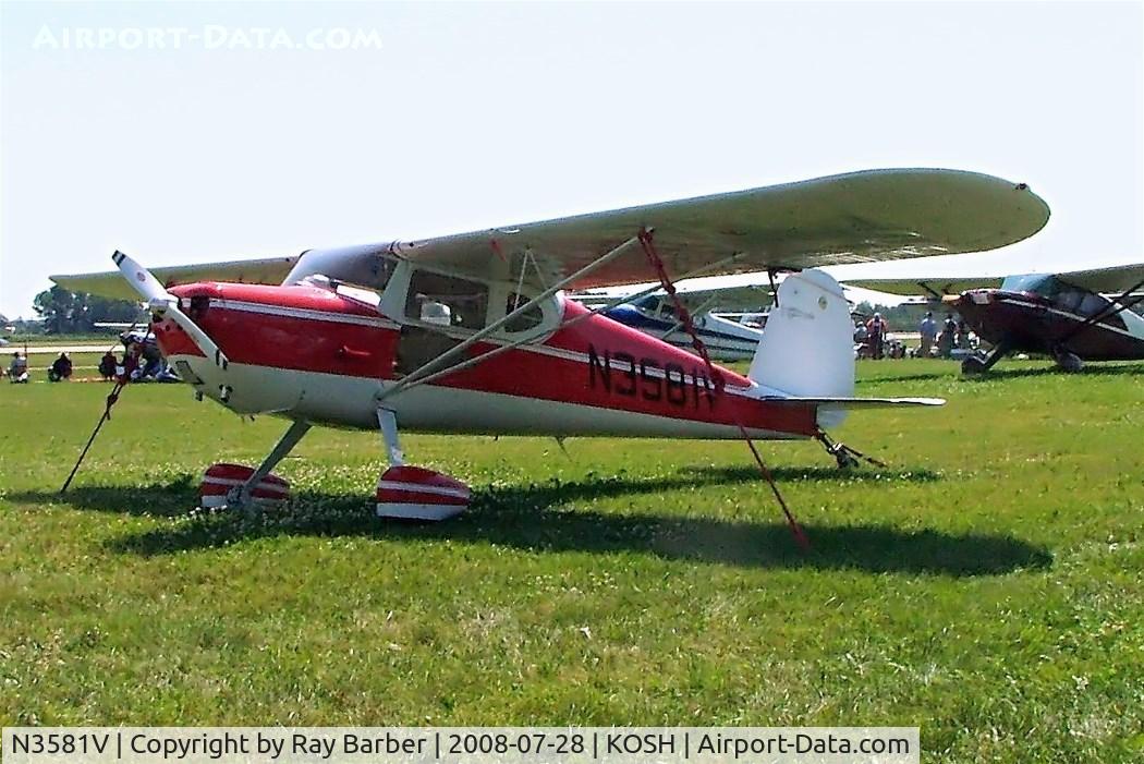 N3581V, 1948 Cessna 140 C/N 14850, Cessna 140 [14850] Oshkosh-Wittman Regional~N 28/07/2008